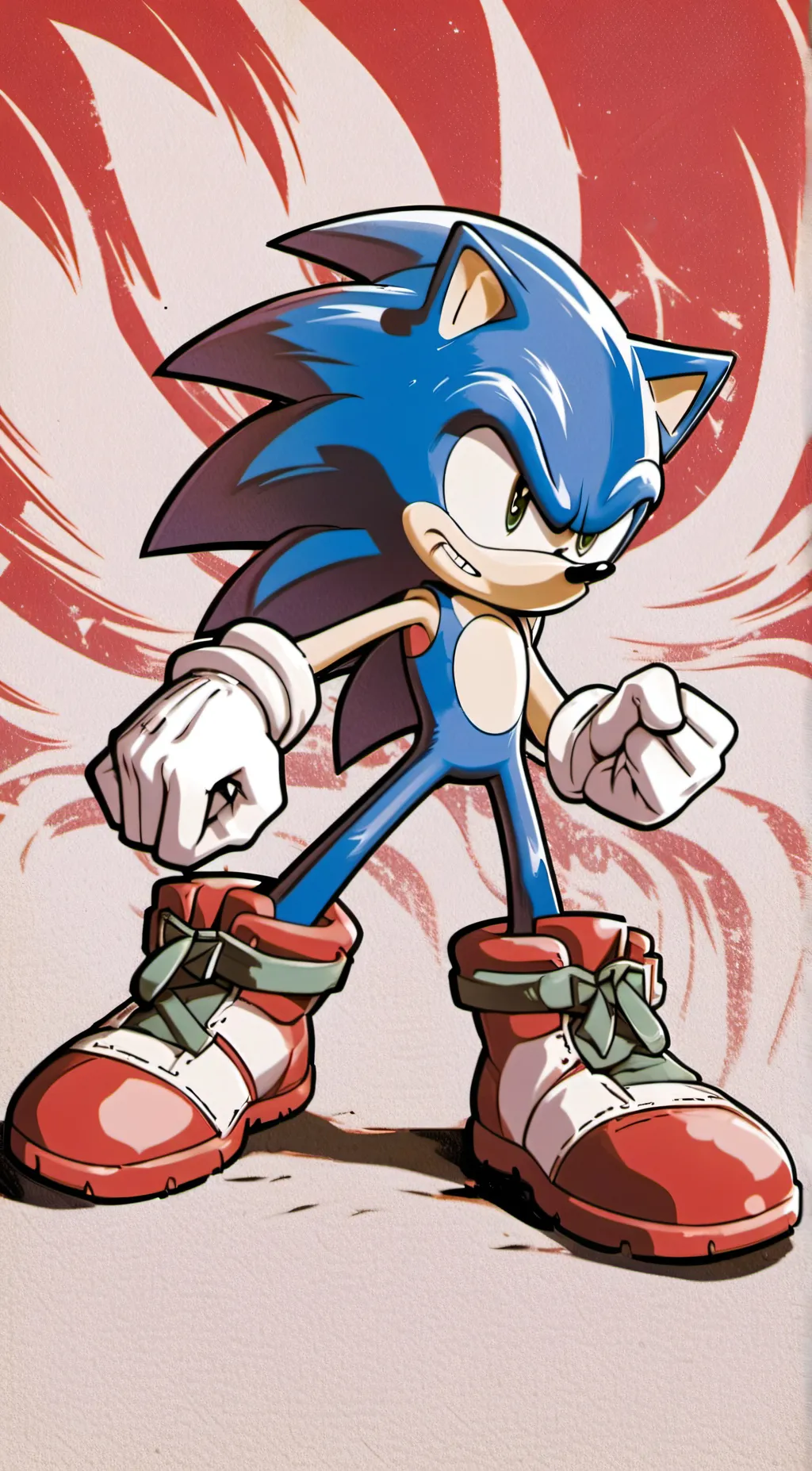 ai character: Sonic background