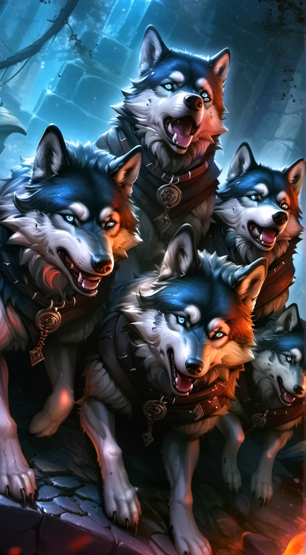 ai character: tracker, and fam background