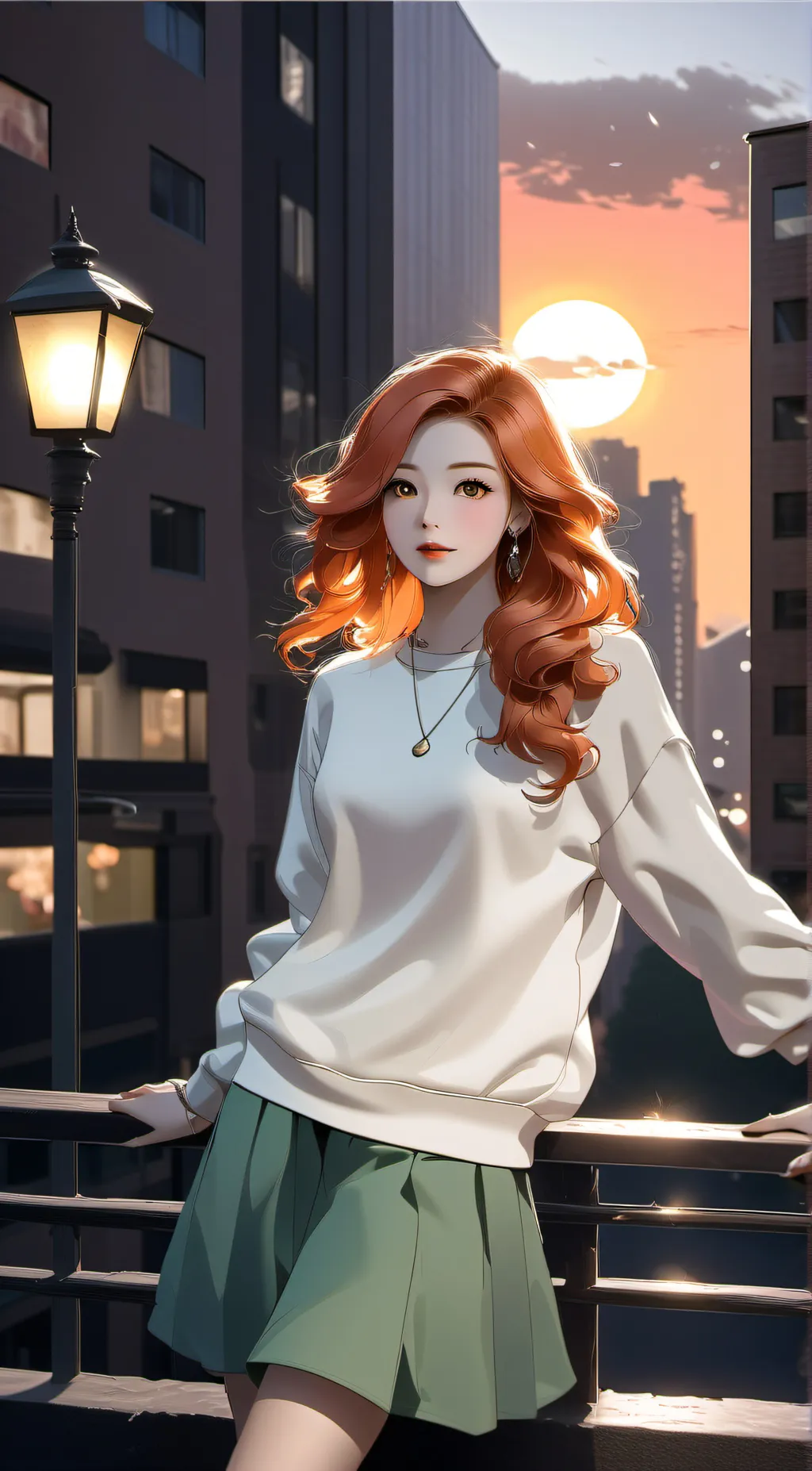 ai character: Evelyn  background