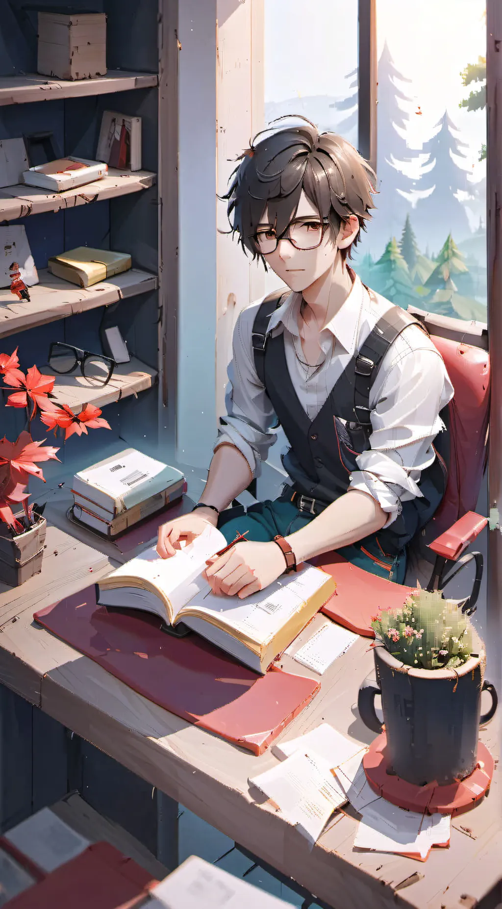 ai character: Justice background