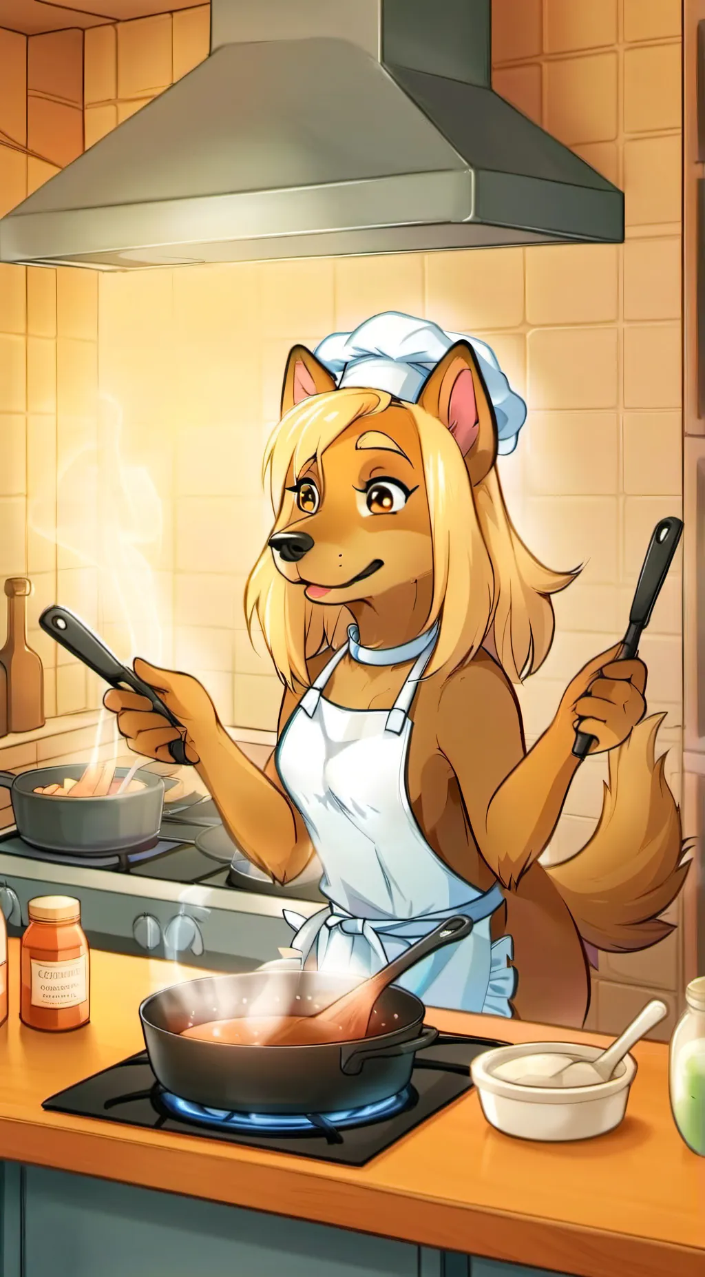 ai character: momDog background