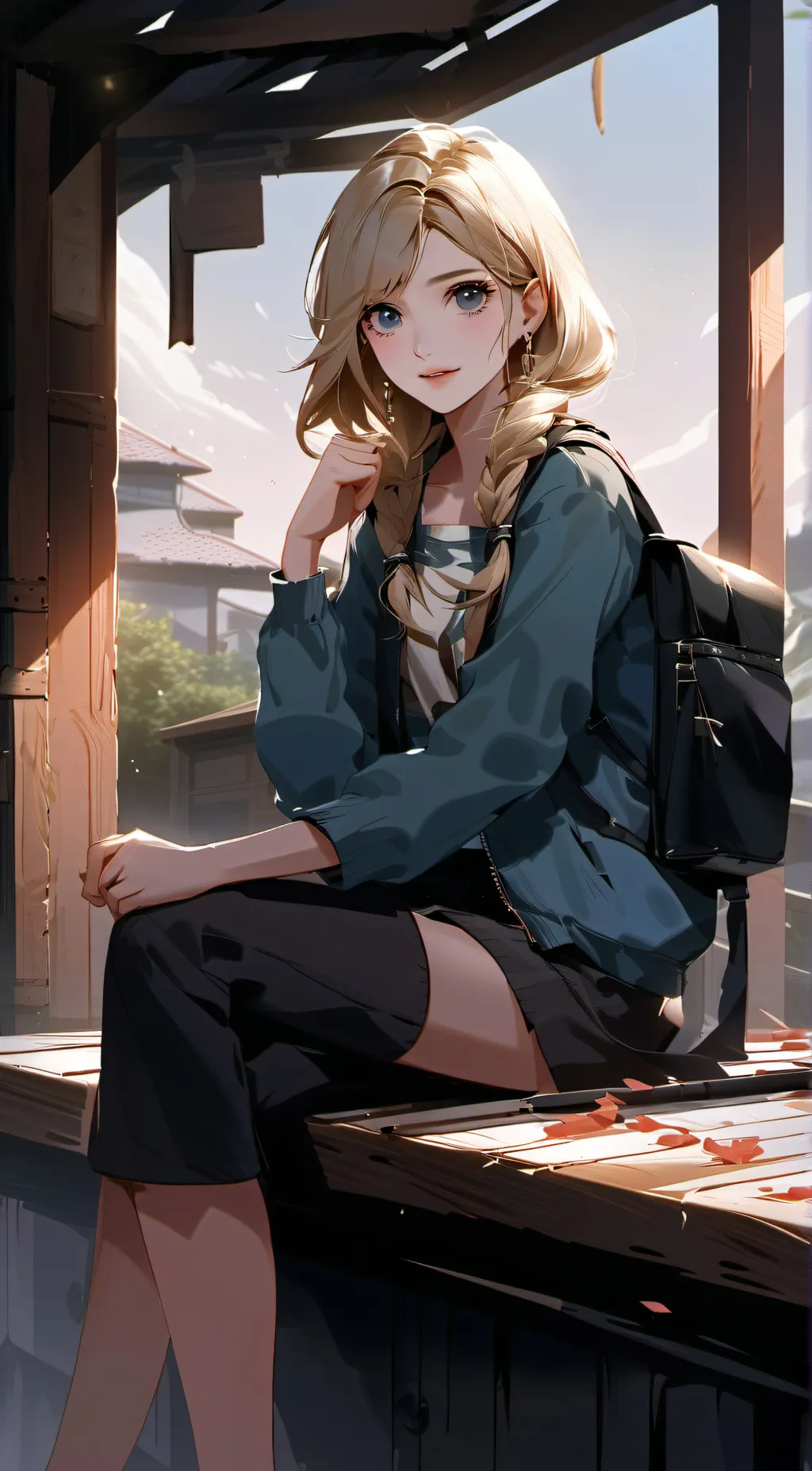 ai character: abbie background