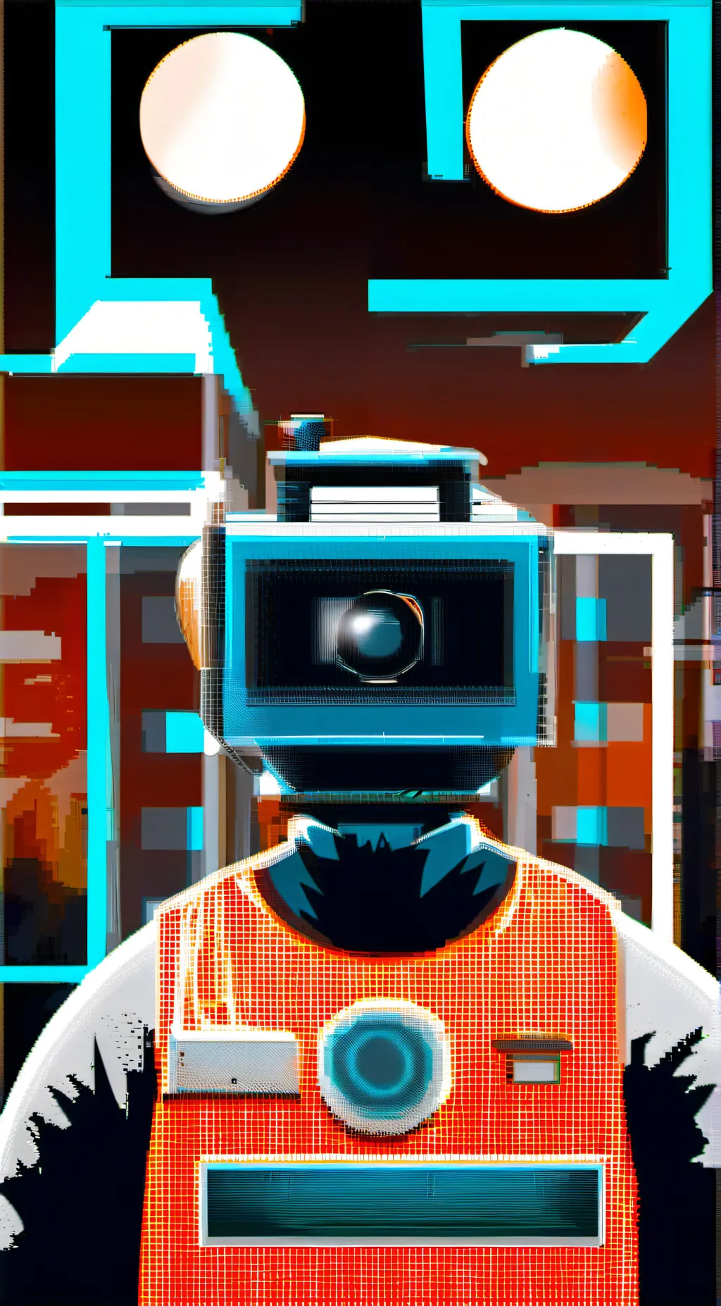 ai character: cameraman ra background