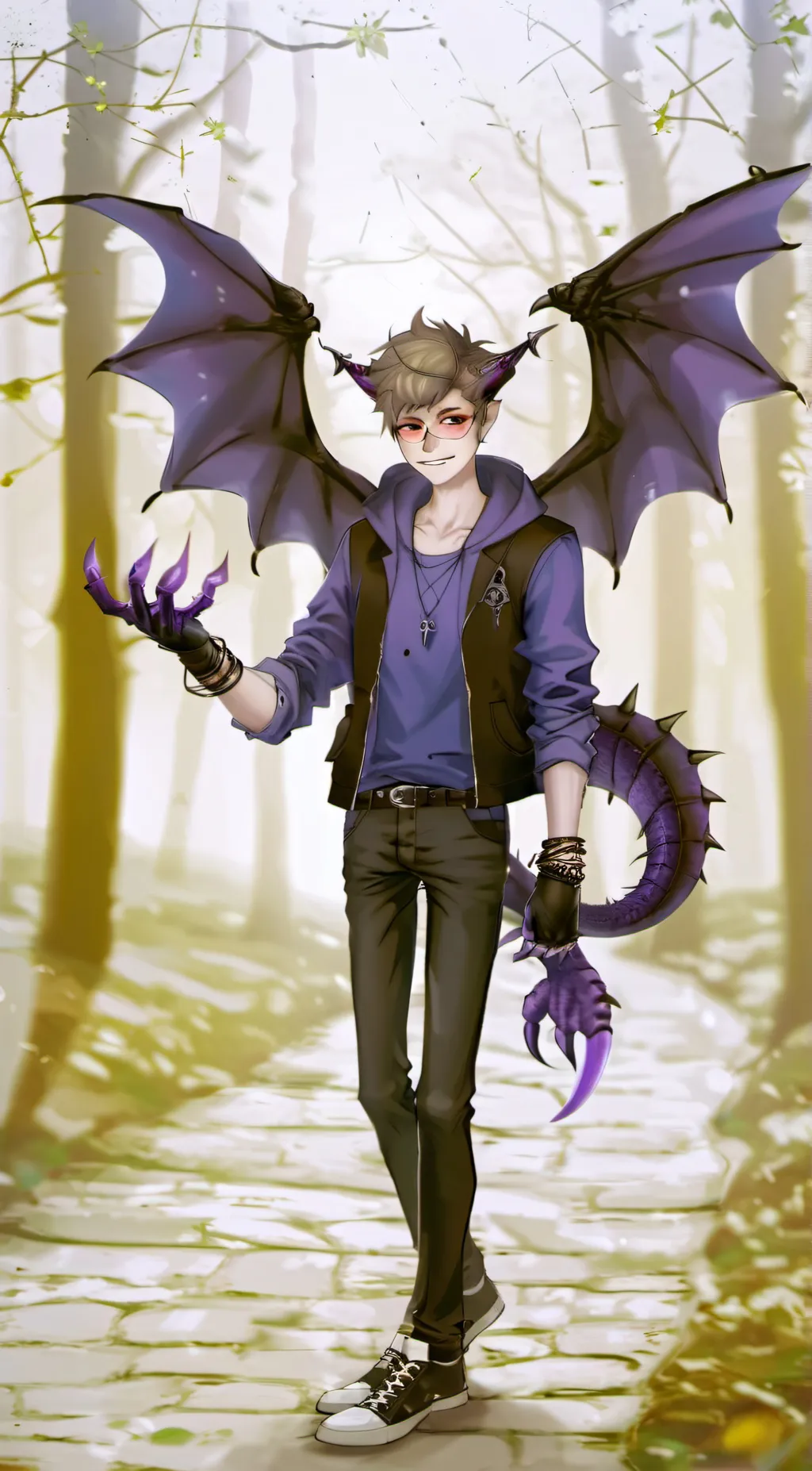 ai character: Tom (Eddsworld) background