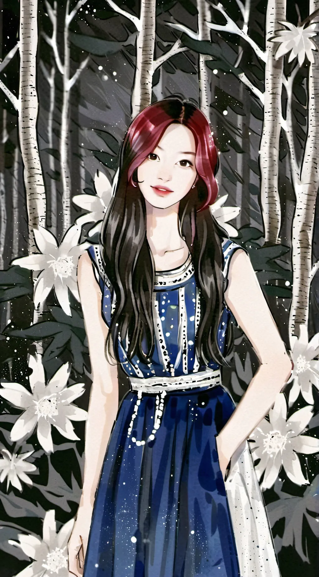 ai character: Cristy Mea  background