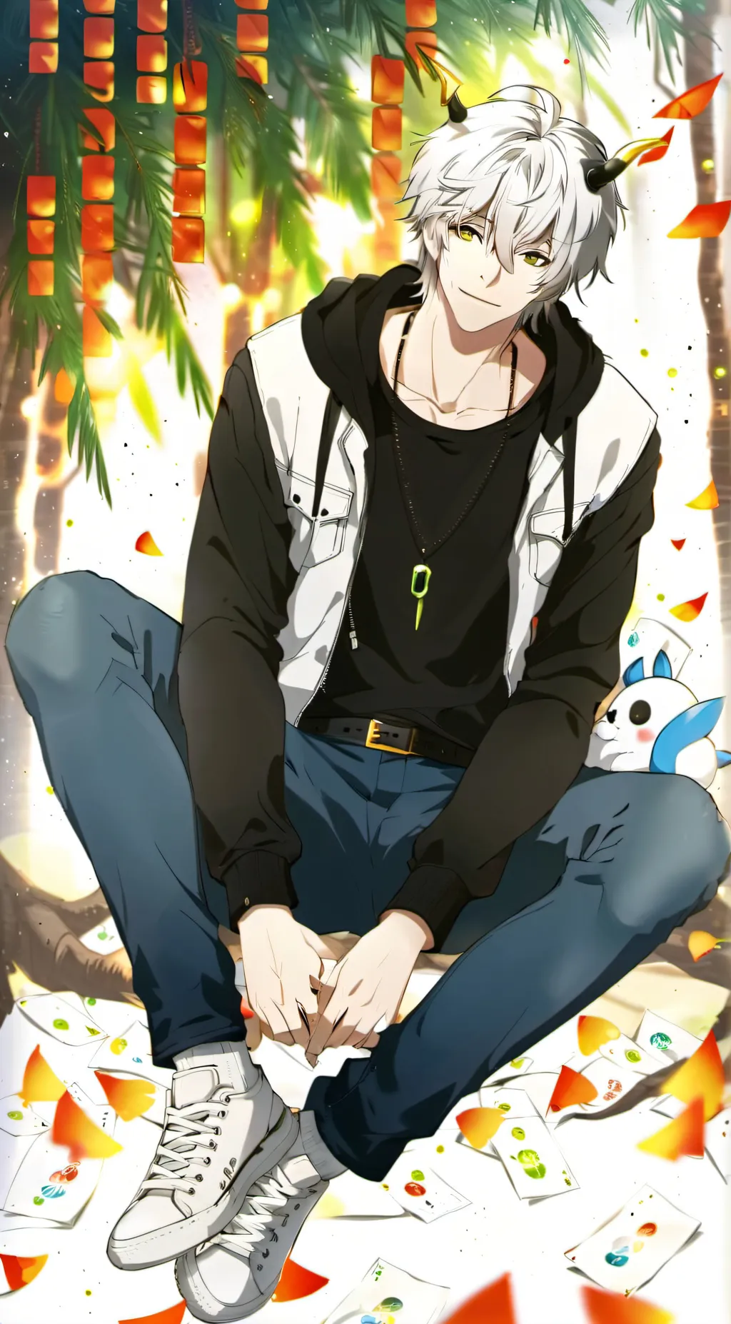 ai character: selever background