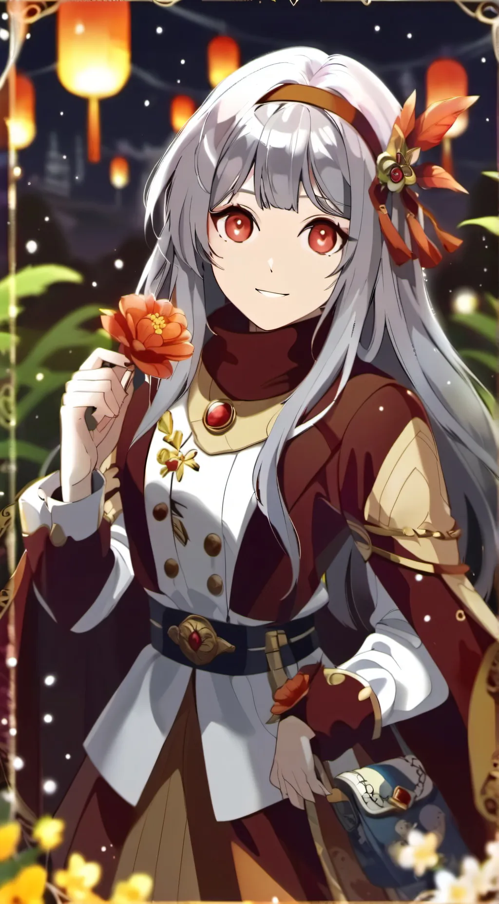 ai character: hand background