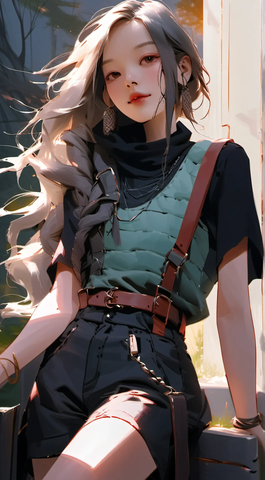 ai character: Yuna Kamazaki background