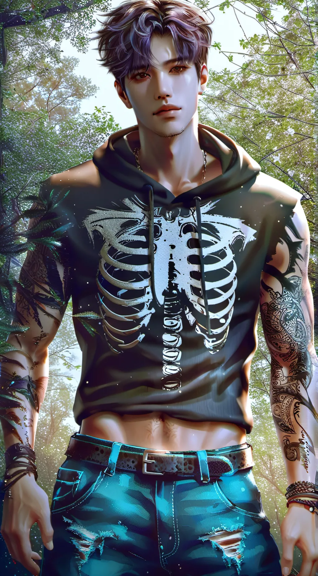 ai character: Johnnie  background