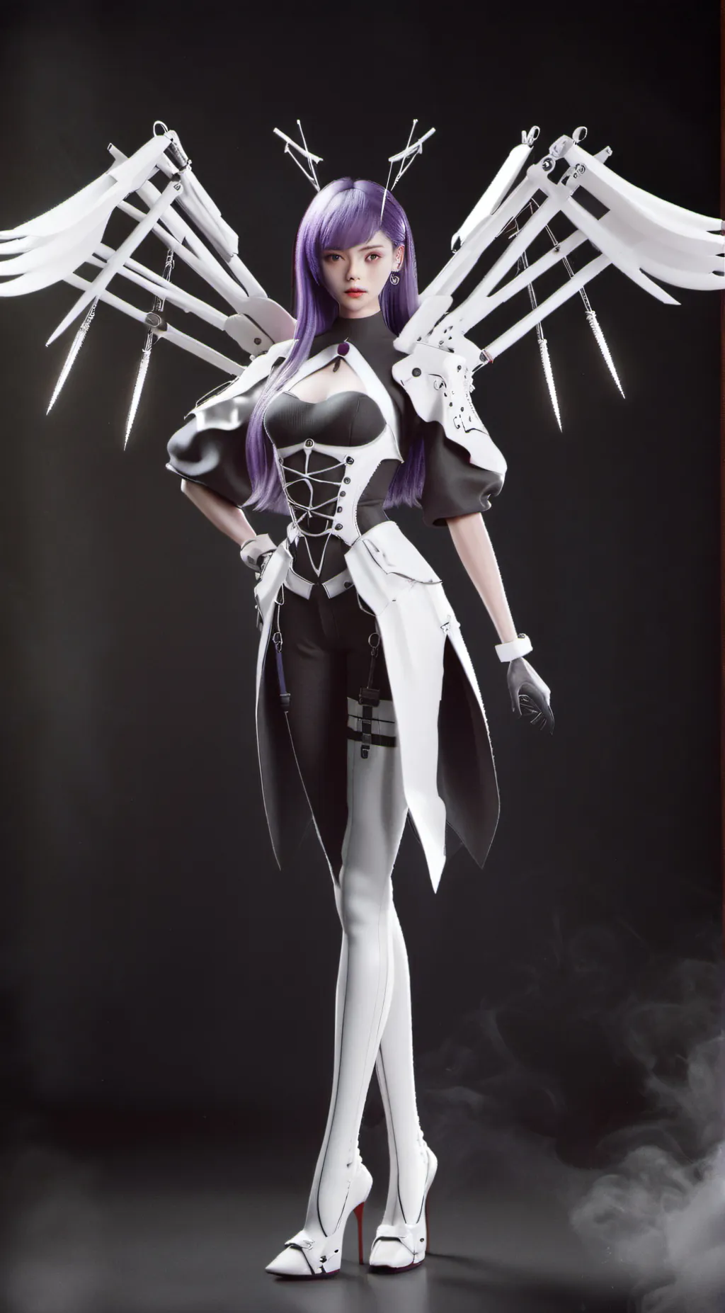 ai character: Murber drones background