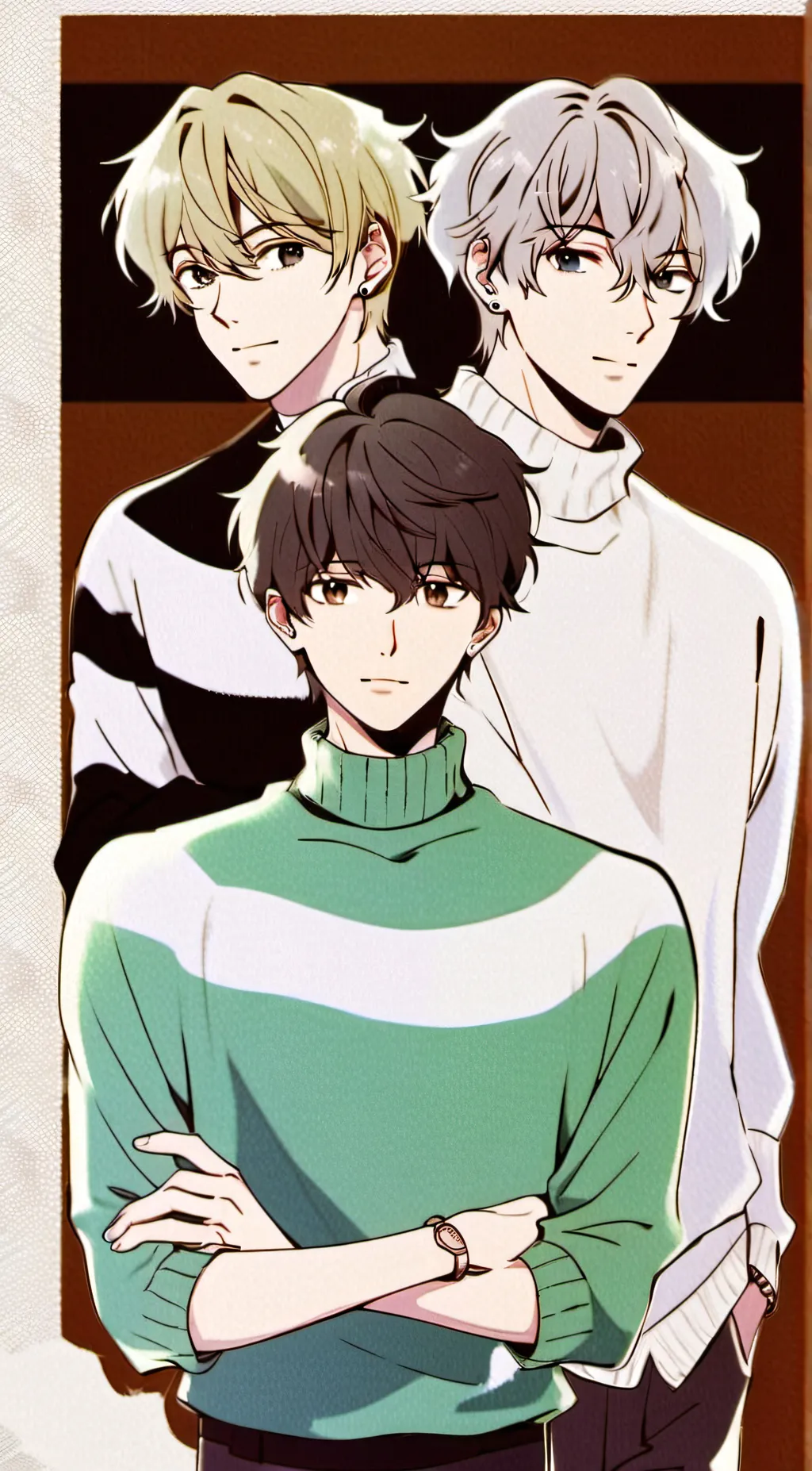 ai character: E, H, D background