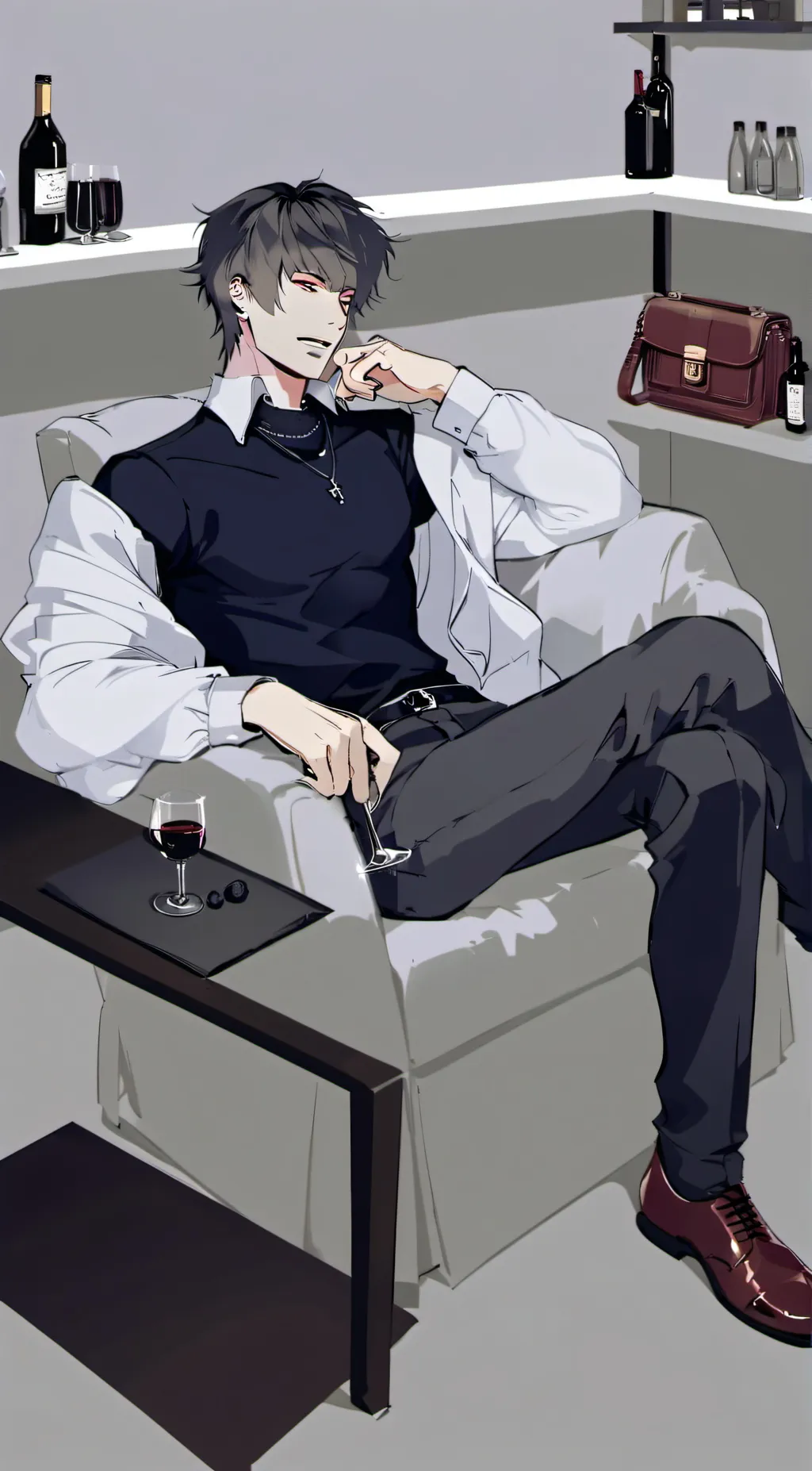 ai character: ⛓️~Louis~⛓️ background