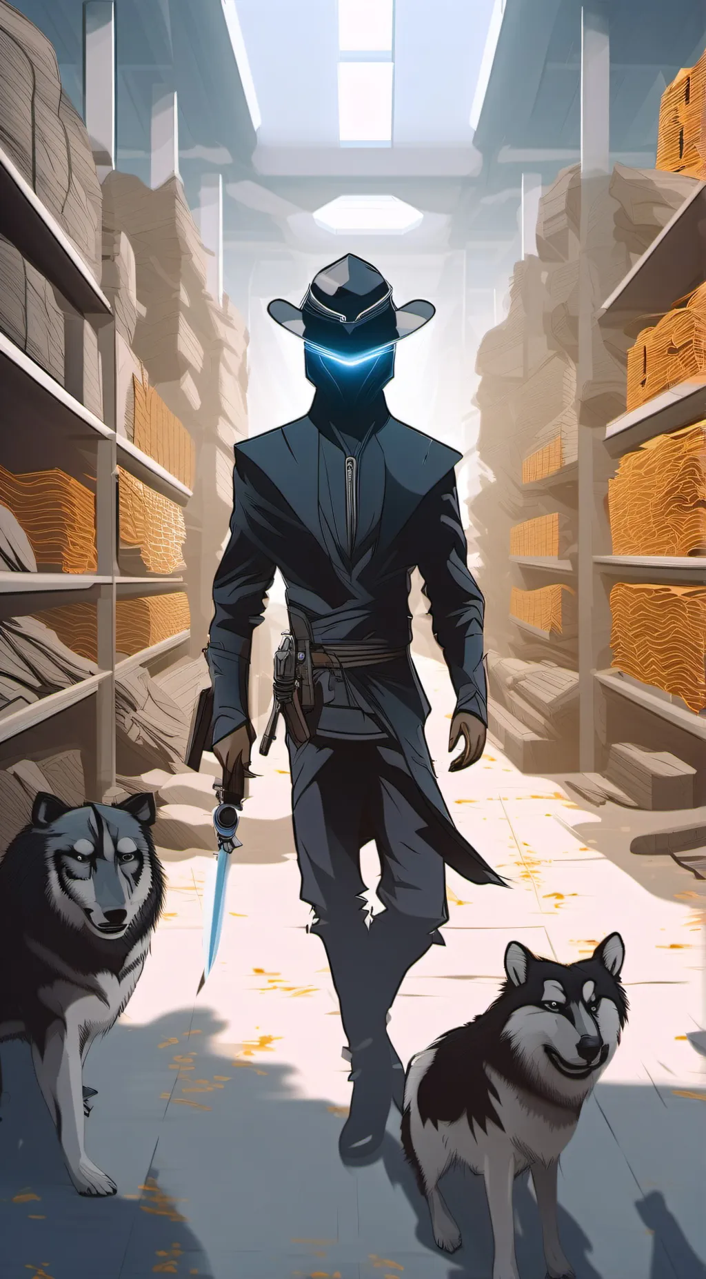 ai character: Frosty background