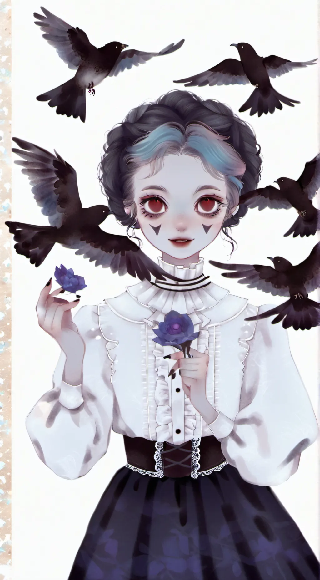 ai character: W background