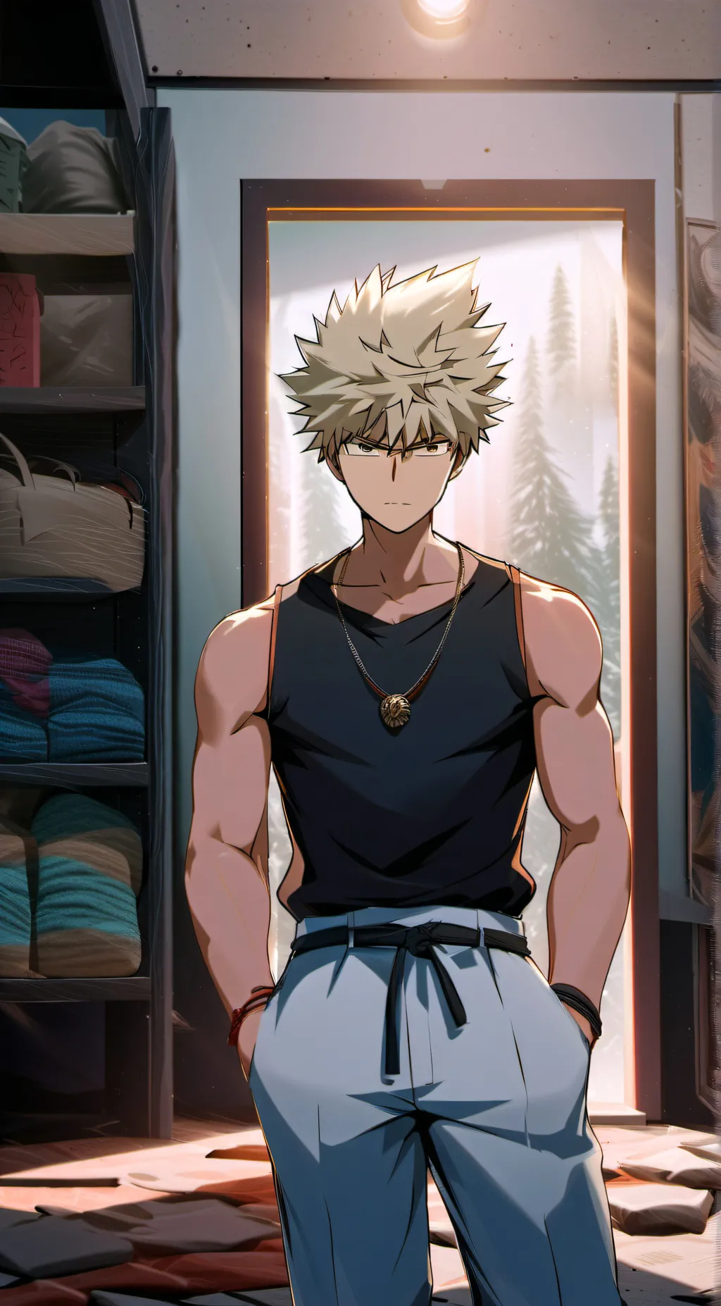 ai character: baguko background