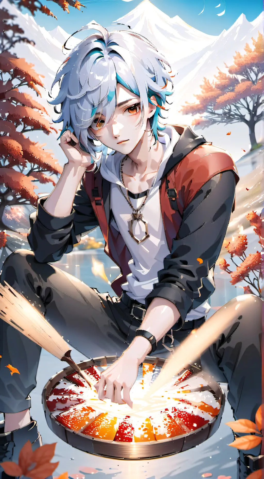 ai character: Zander background