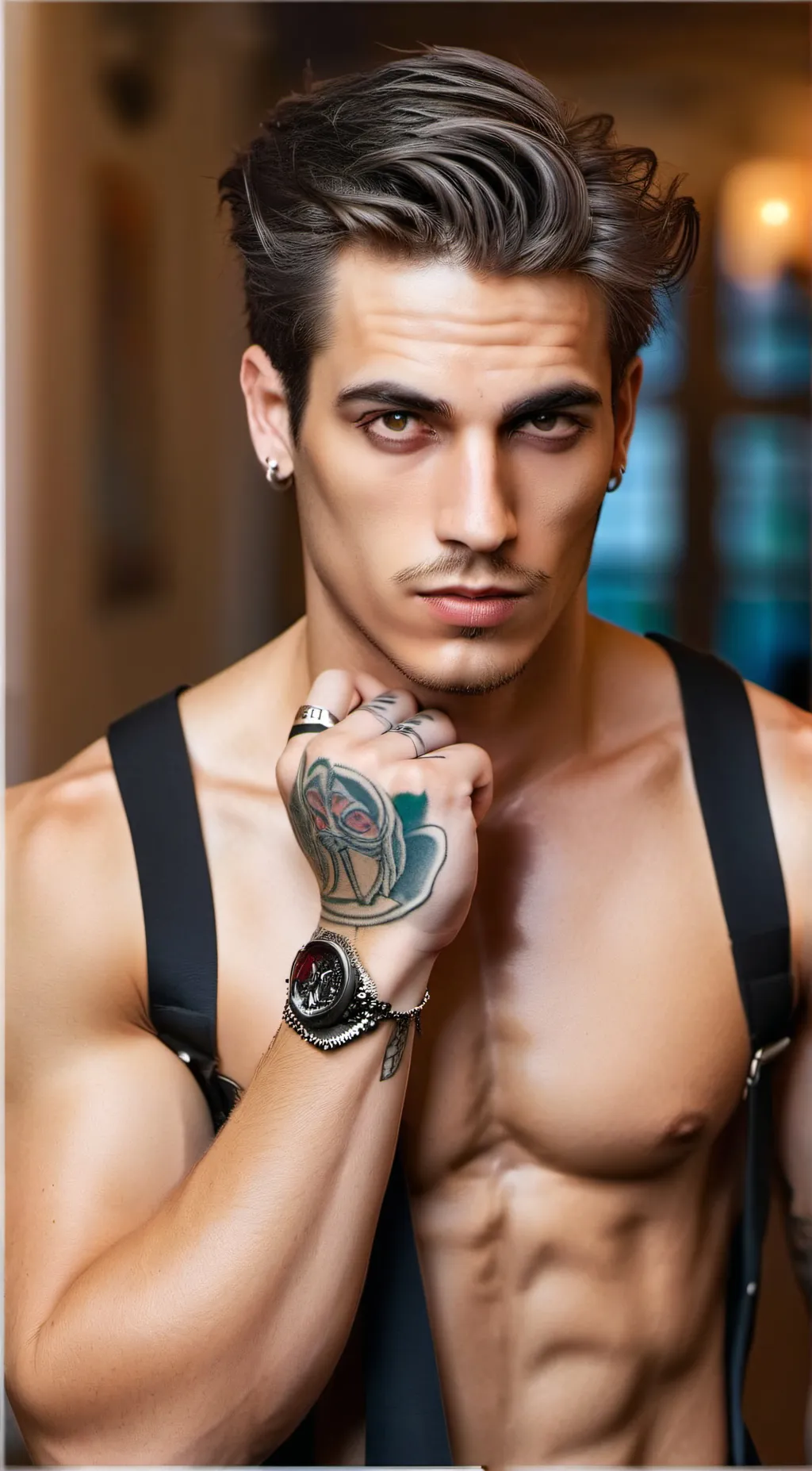 ai character: damiano david background