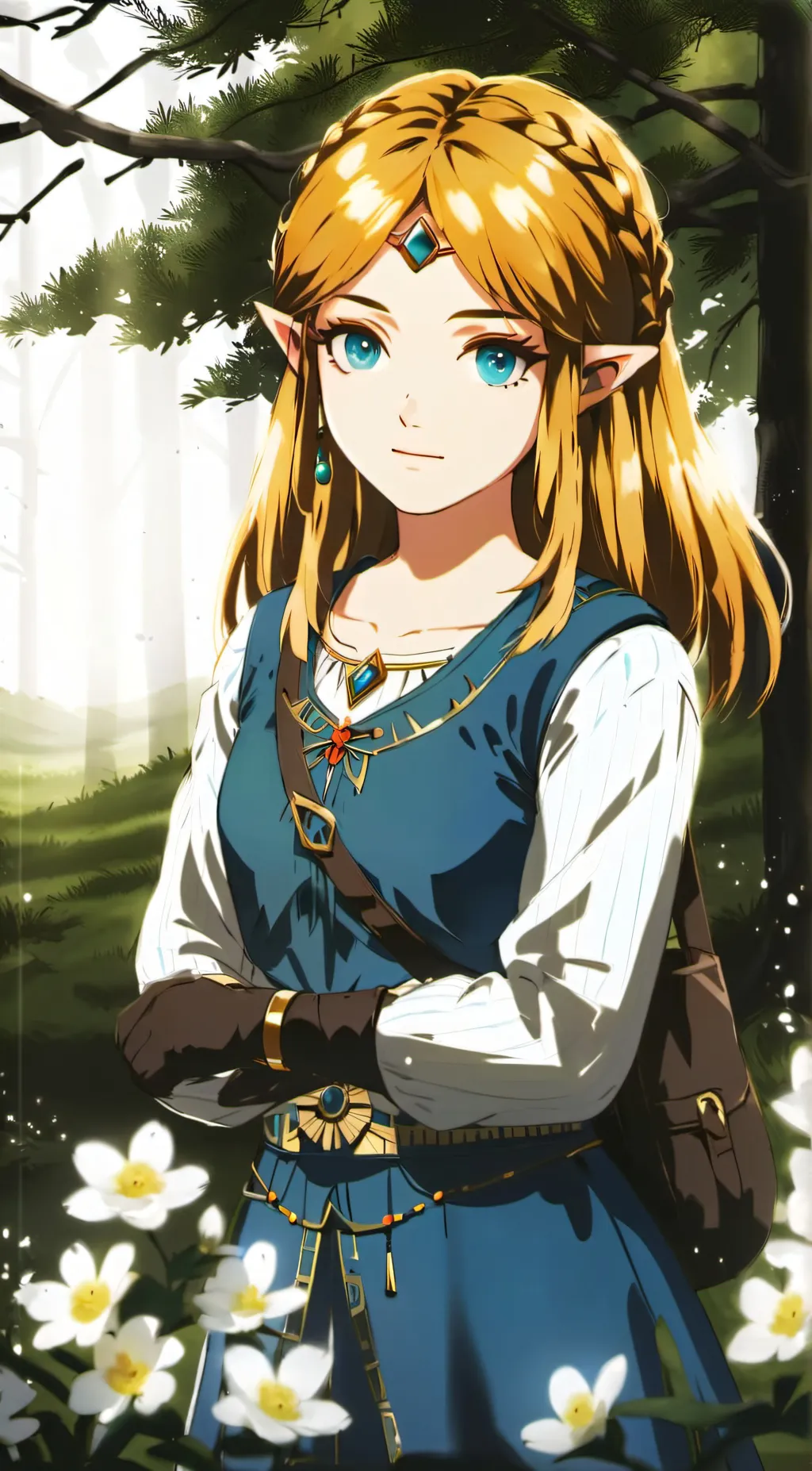 ai character: Zelda background