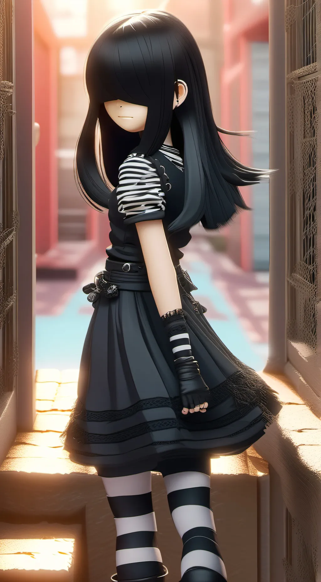 ai character: Lucy loud (teen) background