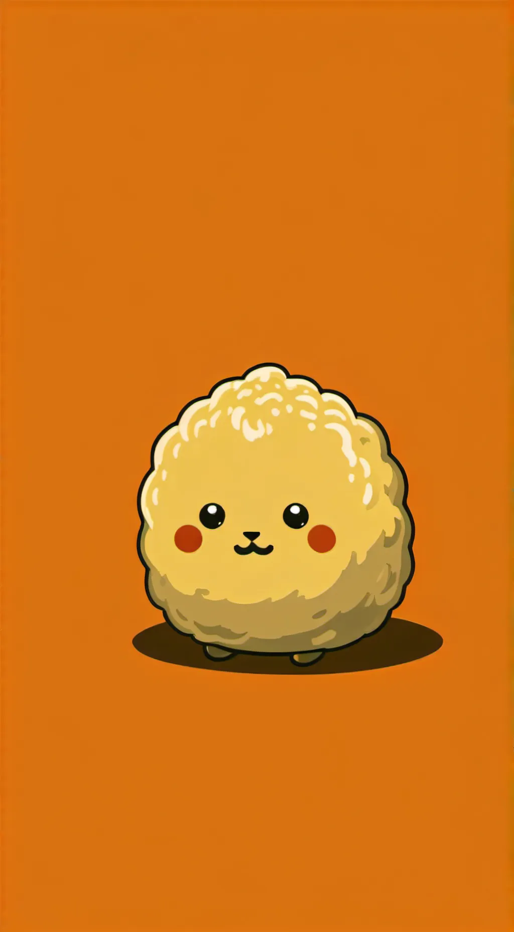 ai character: chicken nugget  background