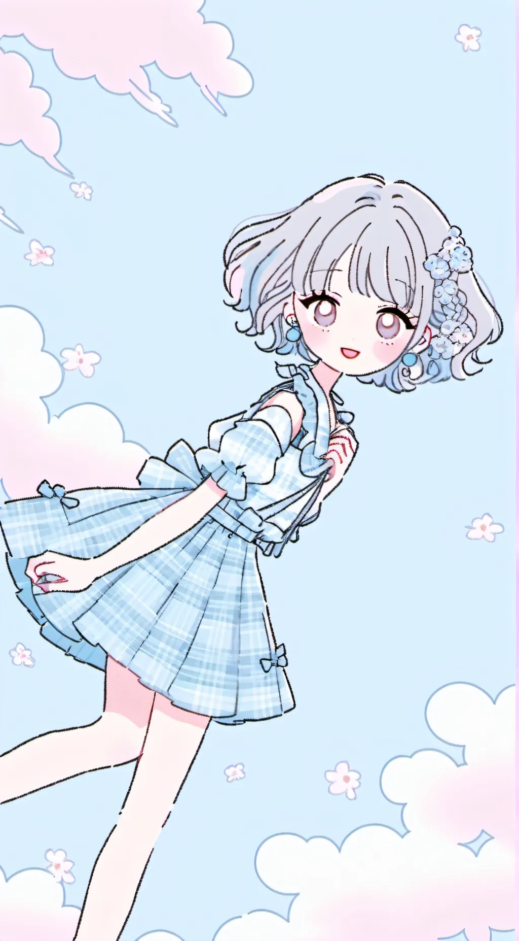 ai character: Leah  background