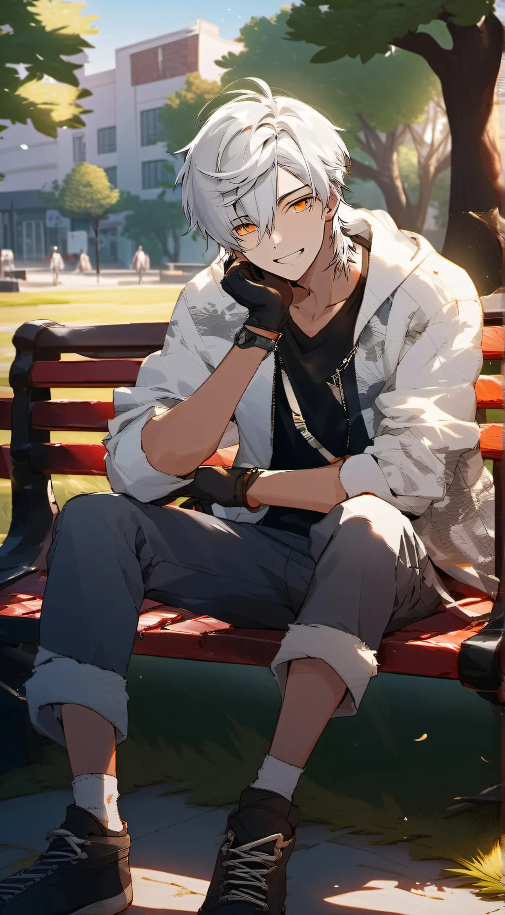 ai character: Max background