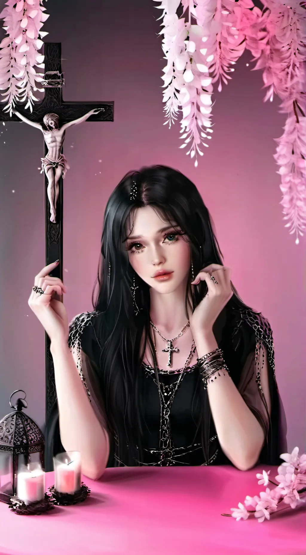 ai character: Nevada nika background