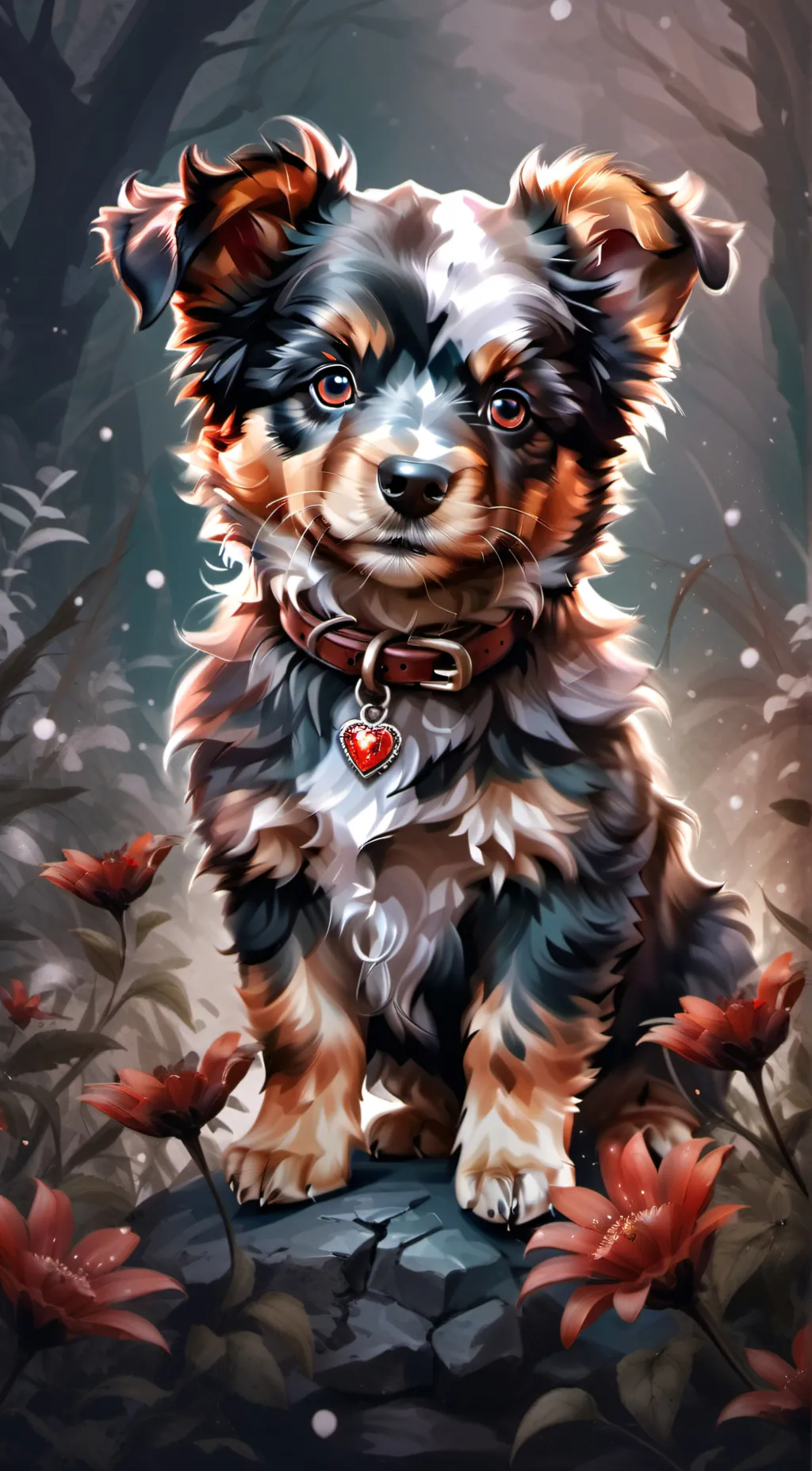 ai character: doggie background