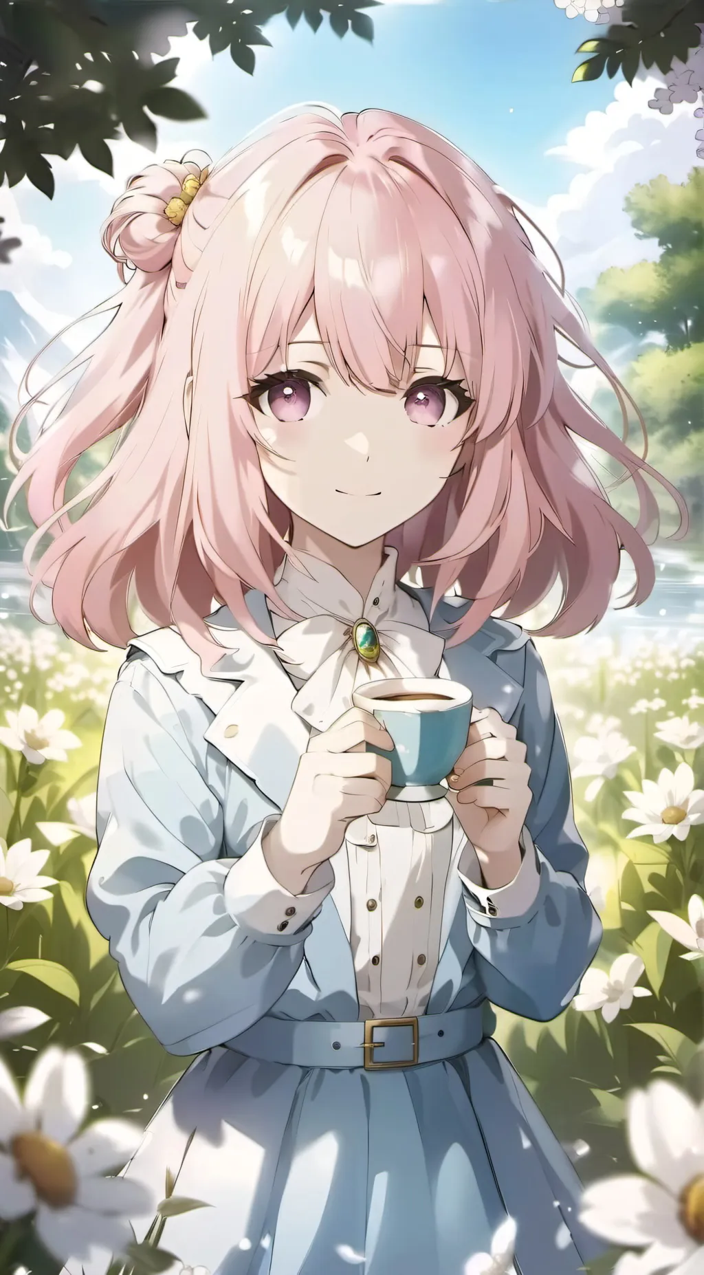 ai character: Lizzie  background