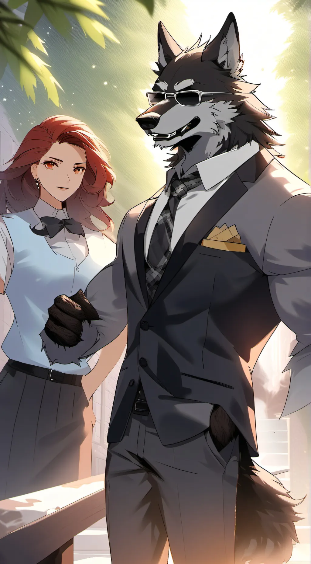 ai character: Oliver & Rose background