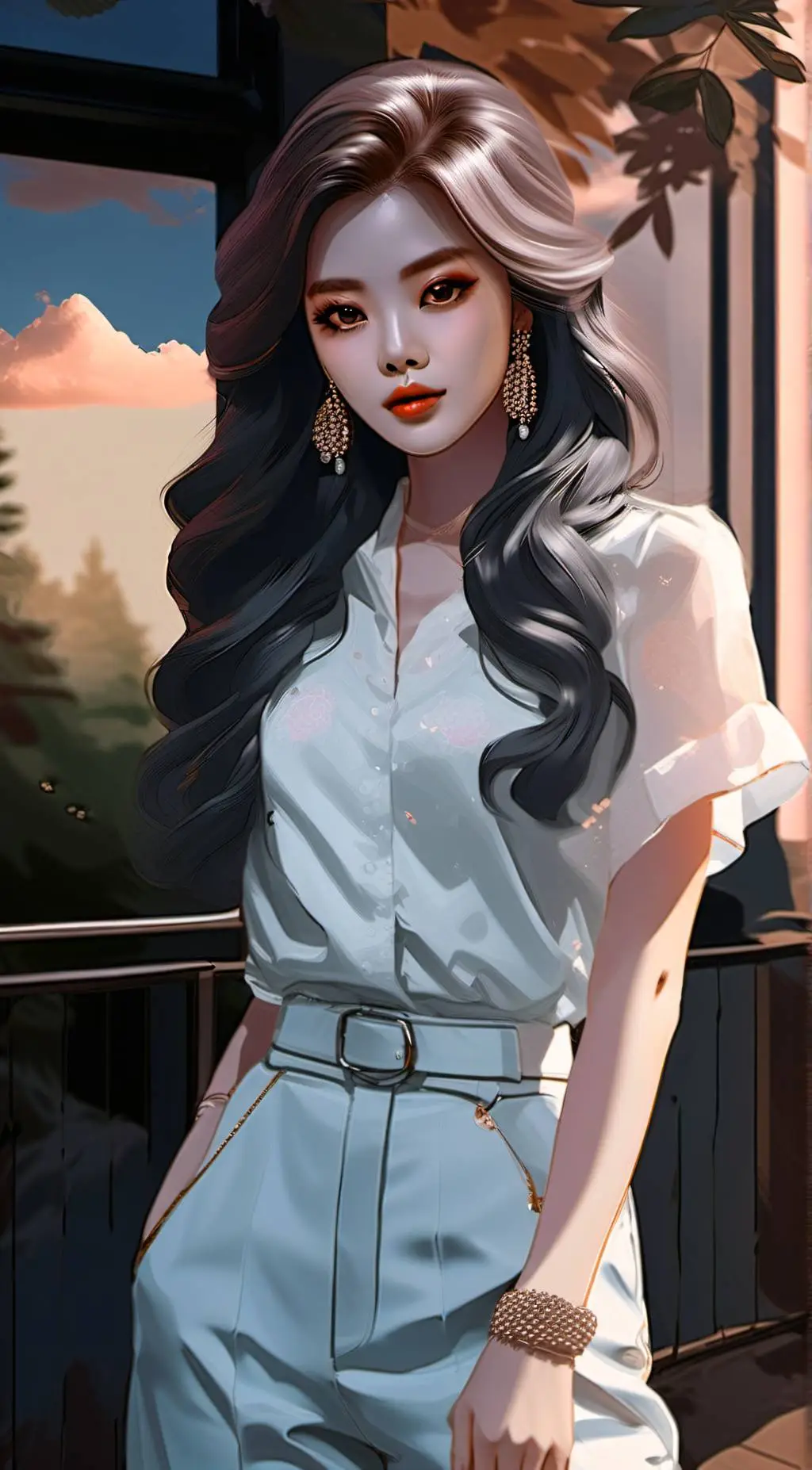 ai character: lily background