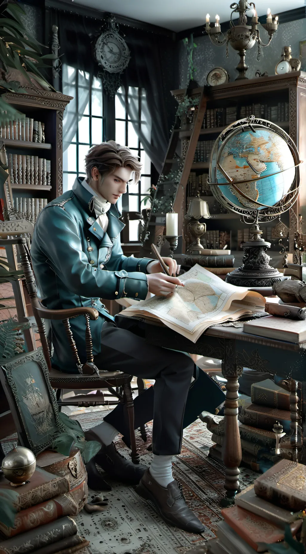 ai character: Oliver background