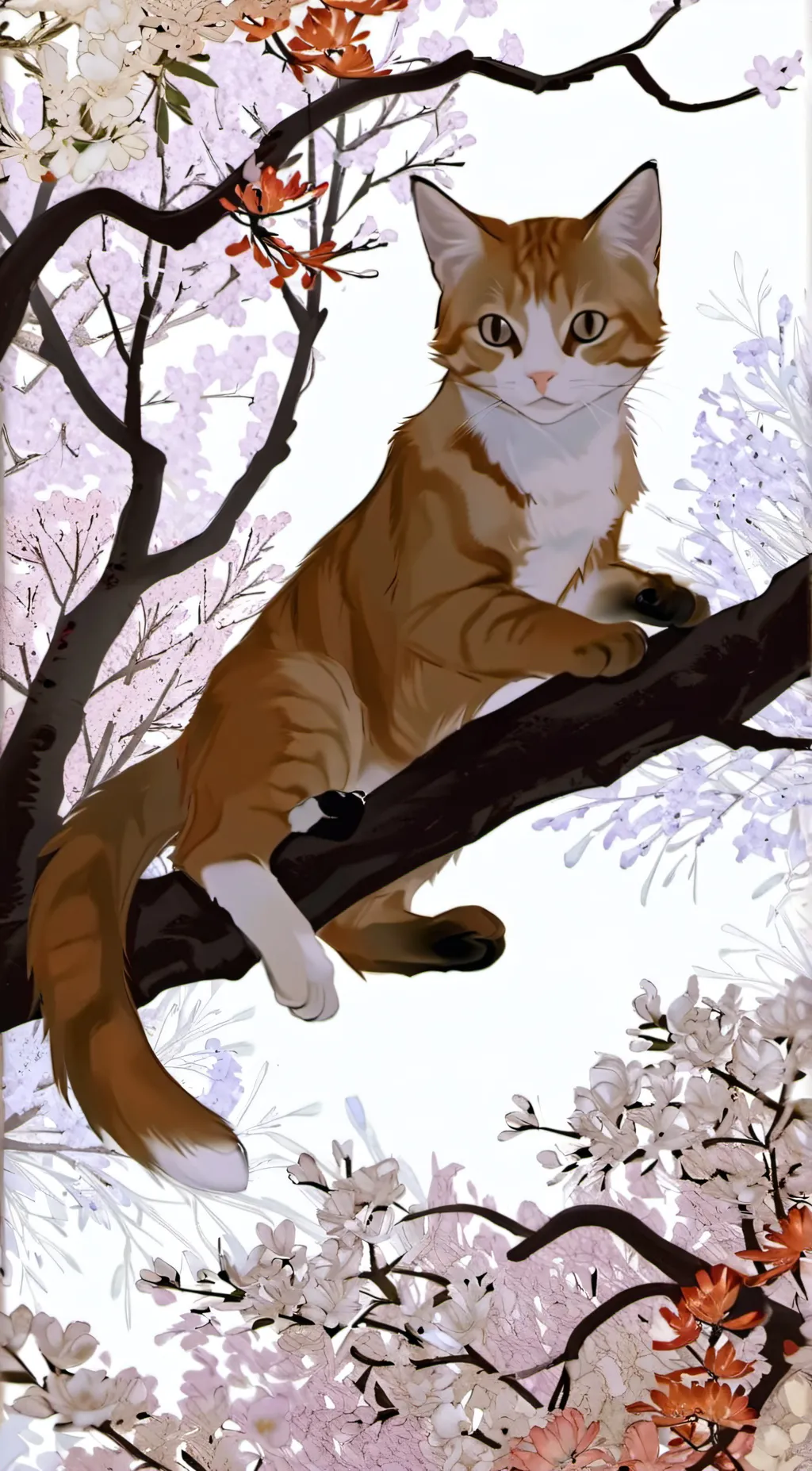 ai character: Fox paw background