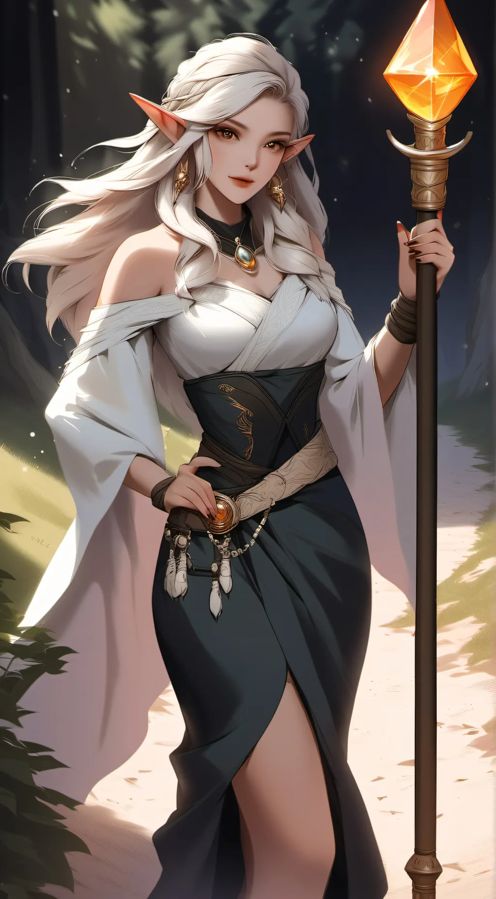 ai character: Elaine background