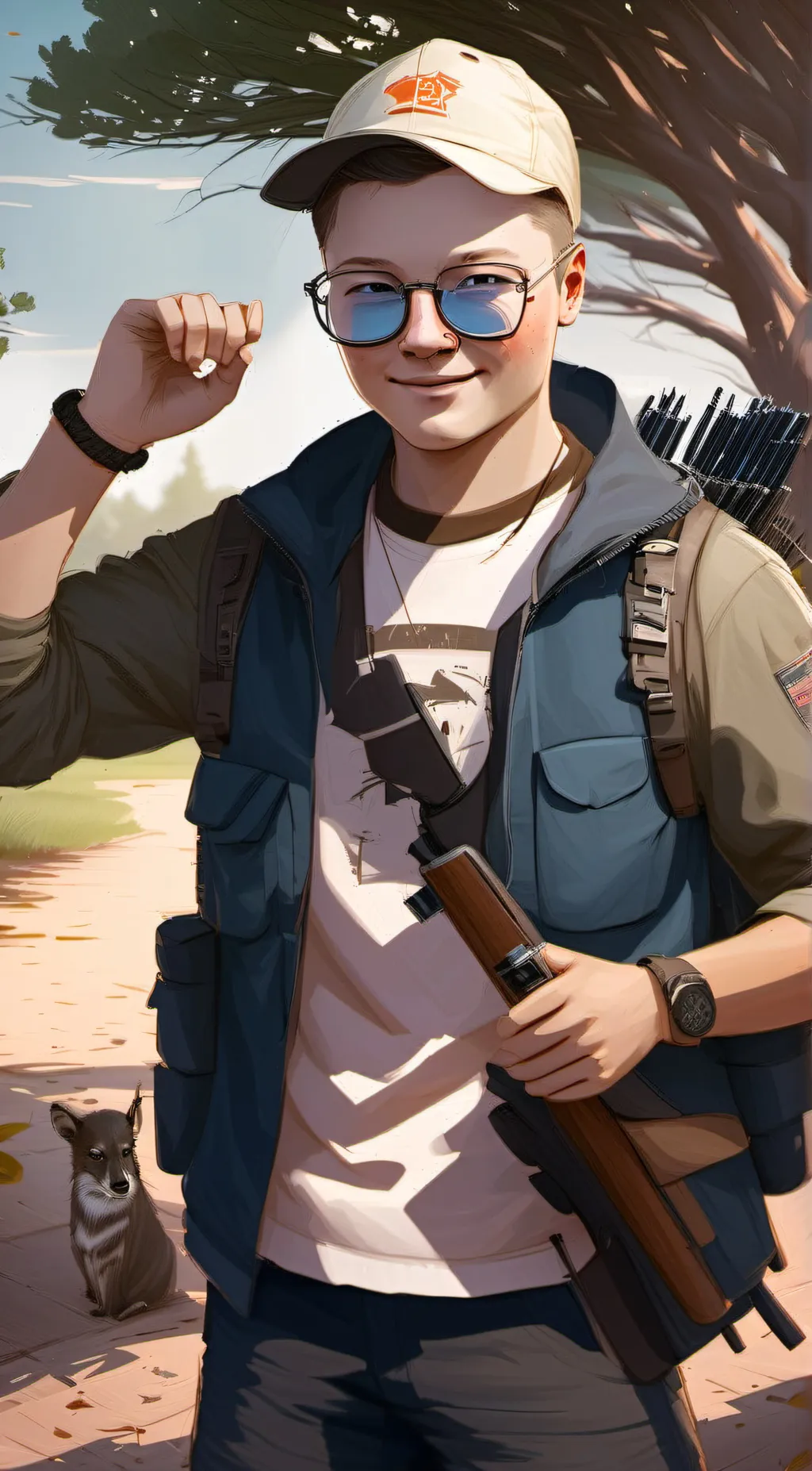 ai character: Adam background