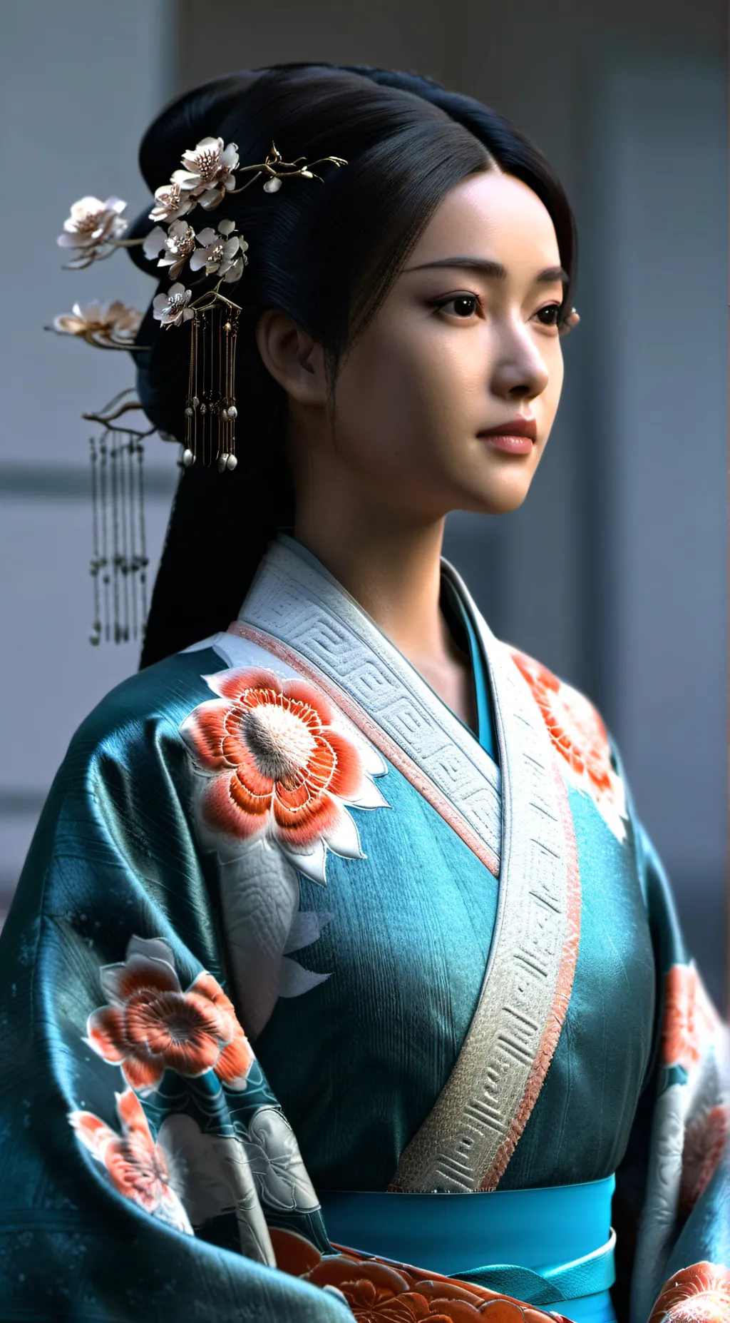 ai character: Mariko Toda background