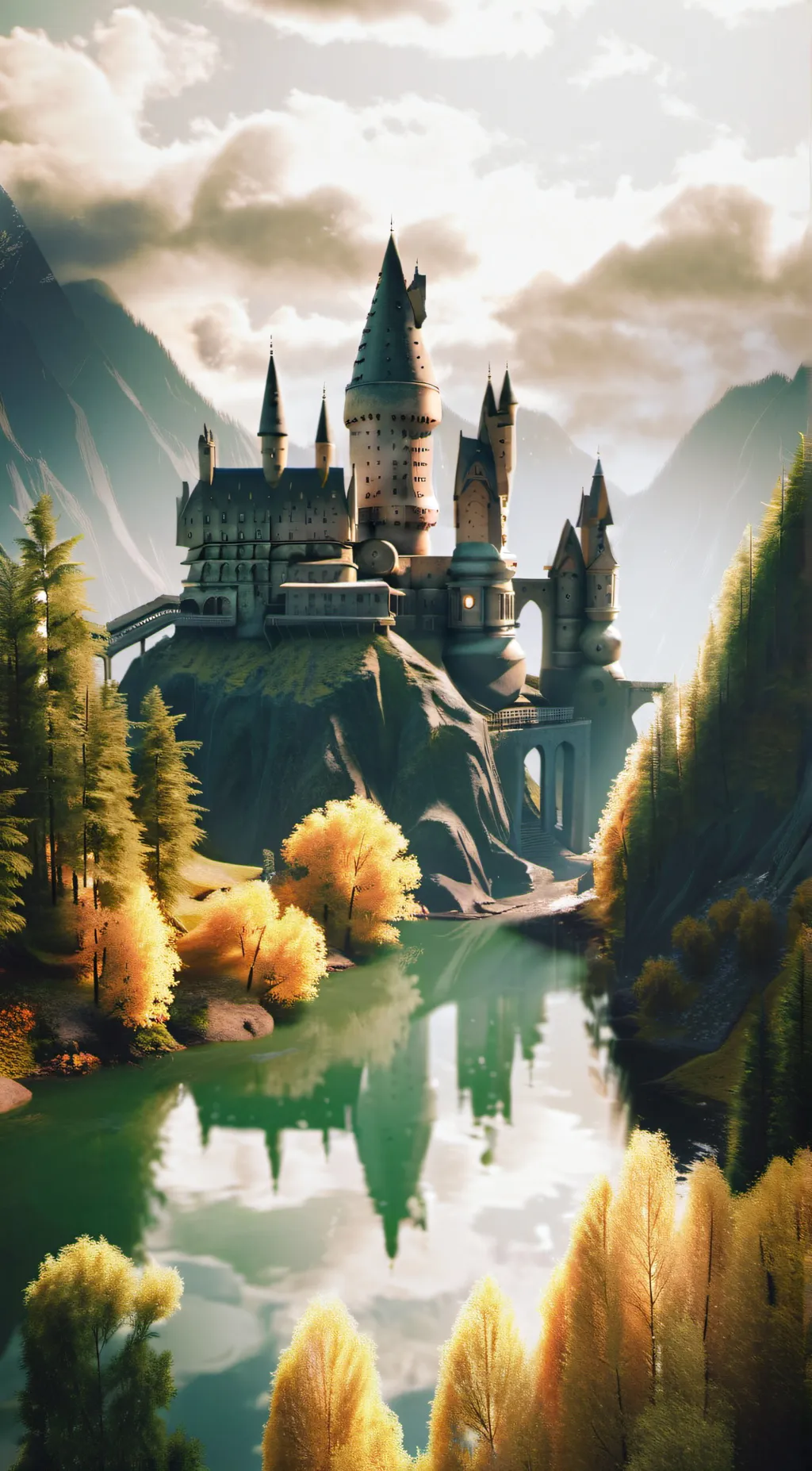 ai character: Hogwarts background