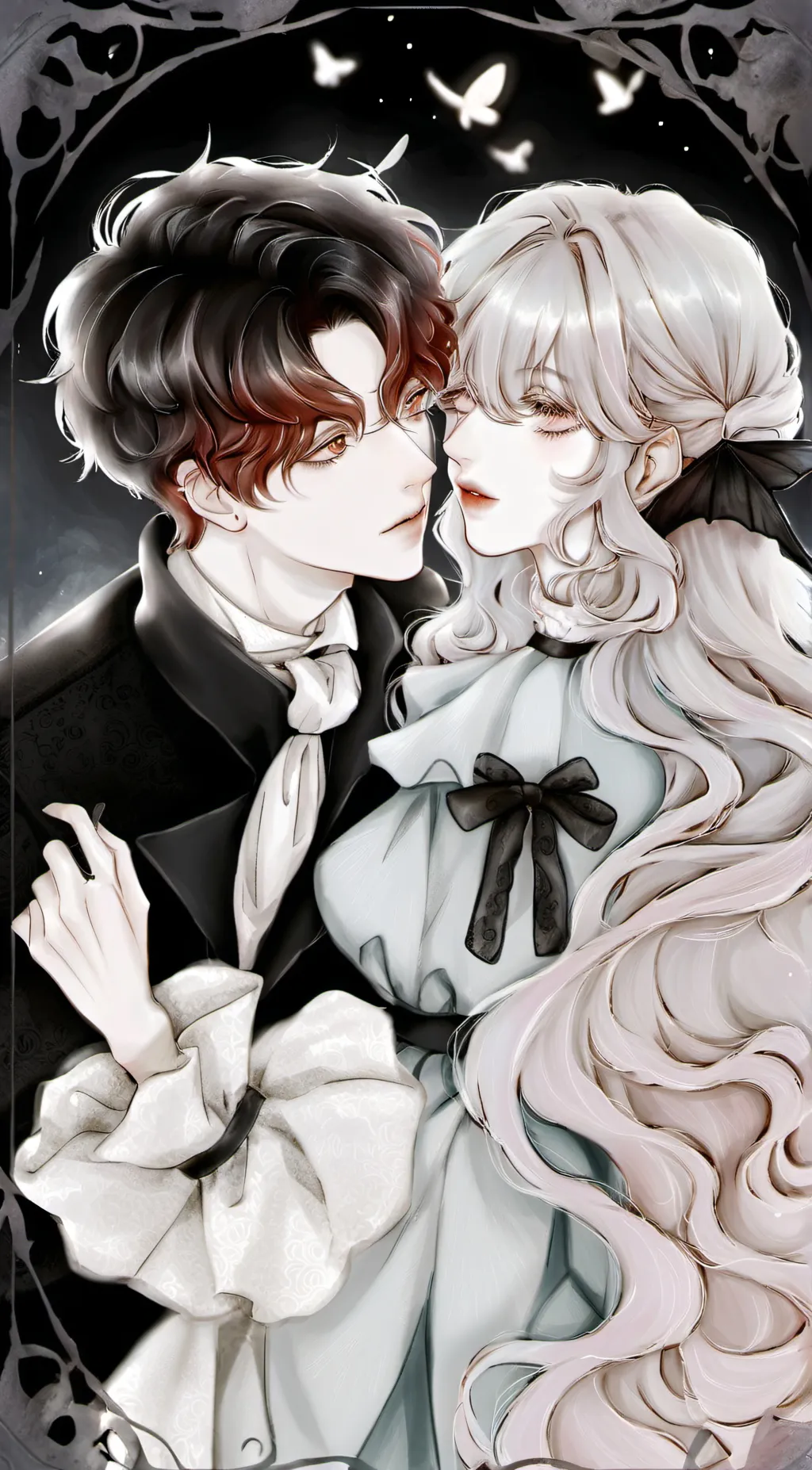 ai character: Aria and Max background