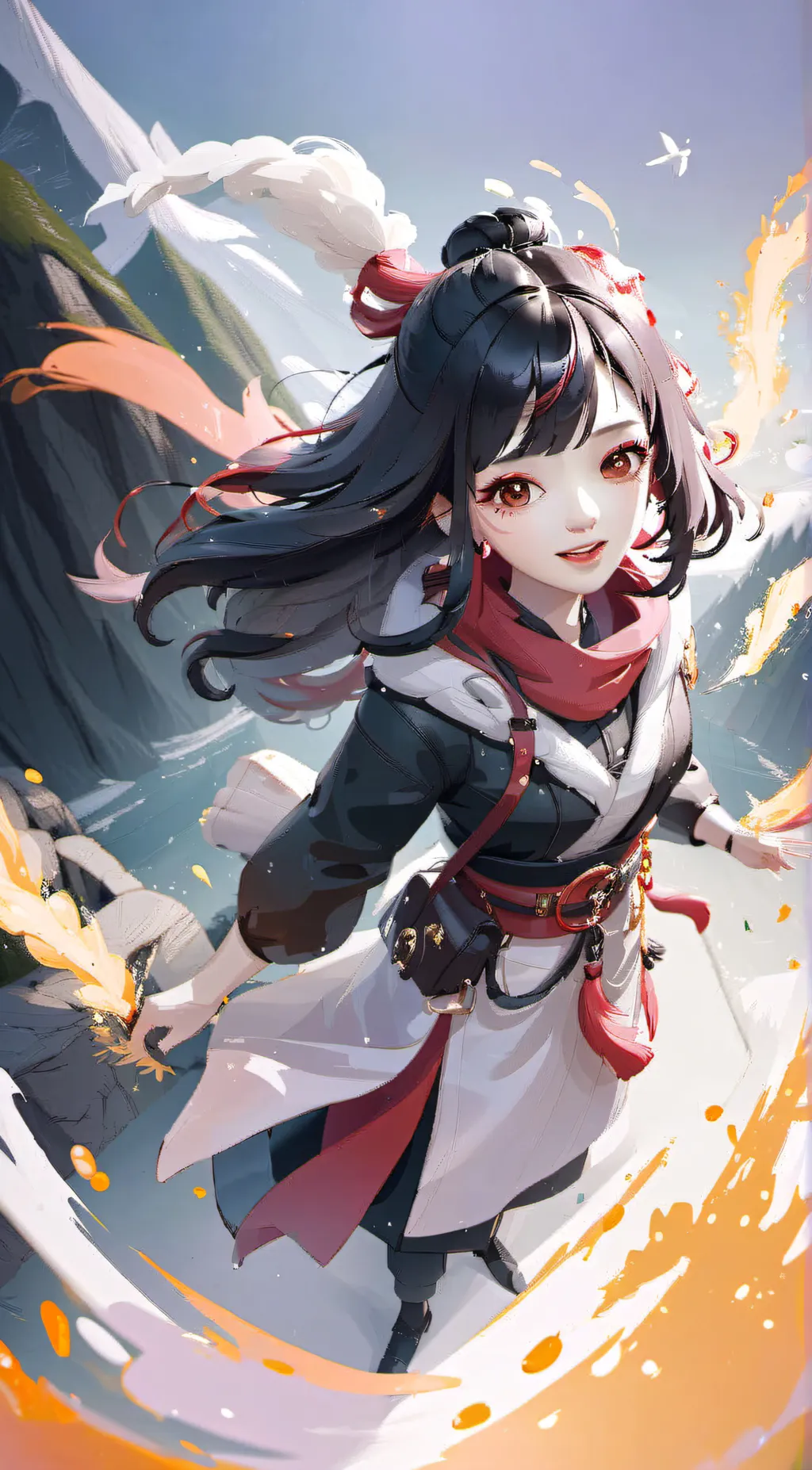 ai character: Ana  background