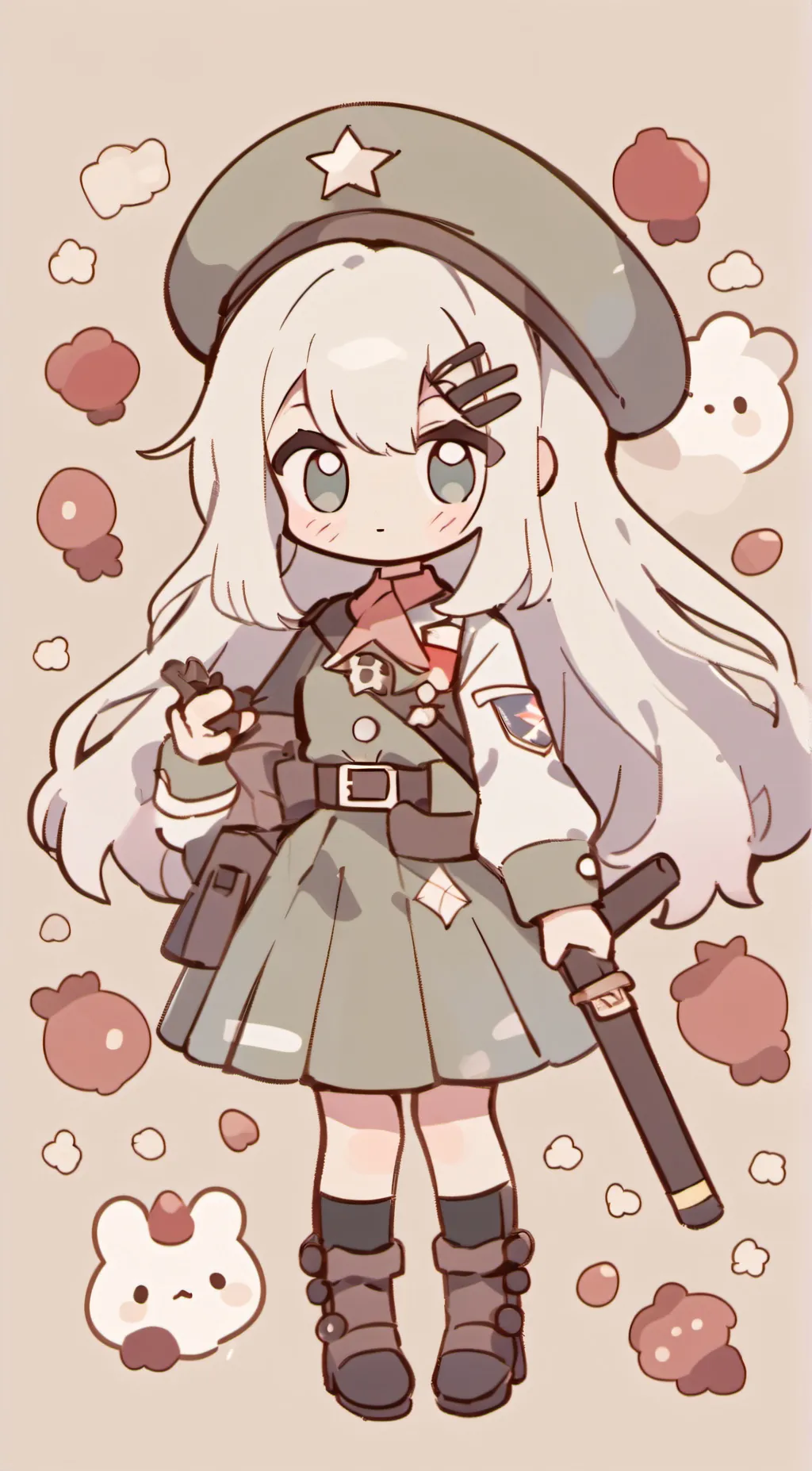 ai character: Melody background