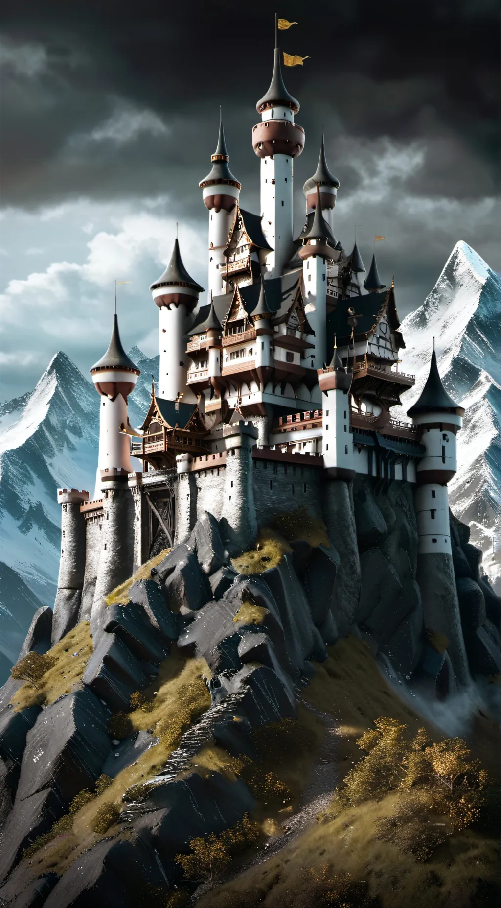 ai character: Hogwarts  background