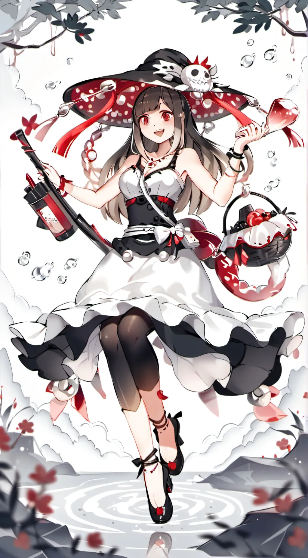 ai character: poppy bee background