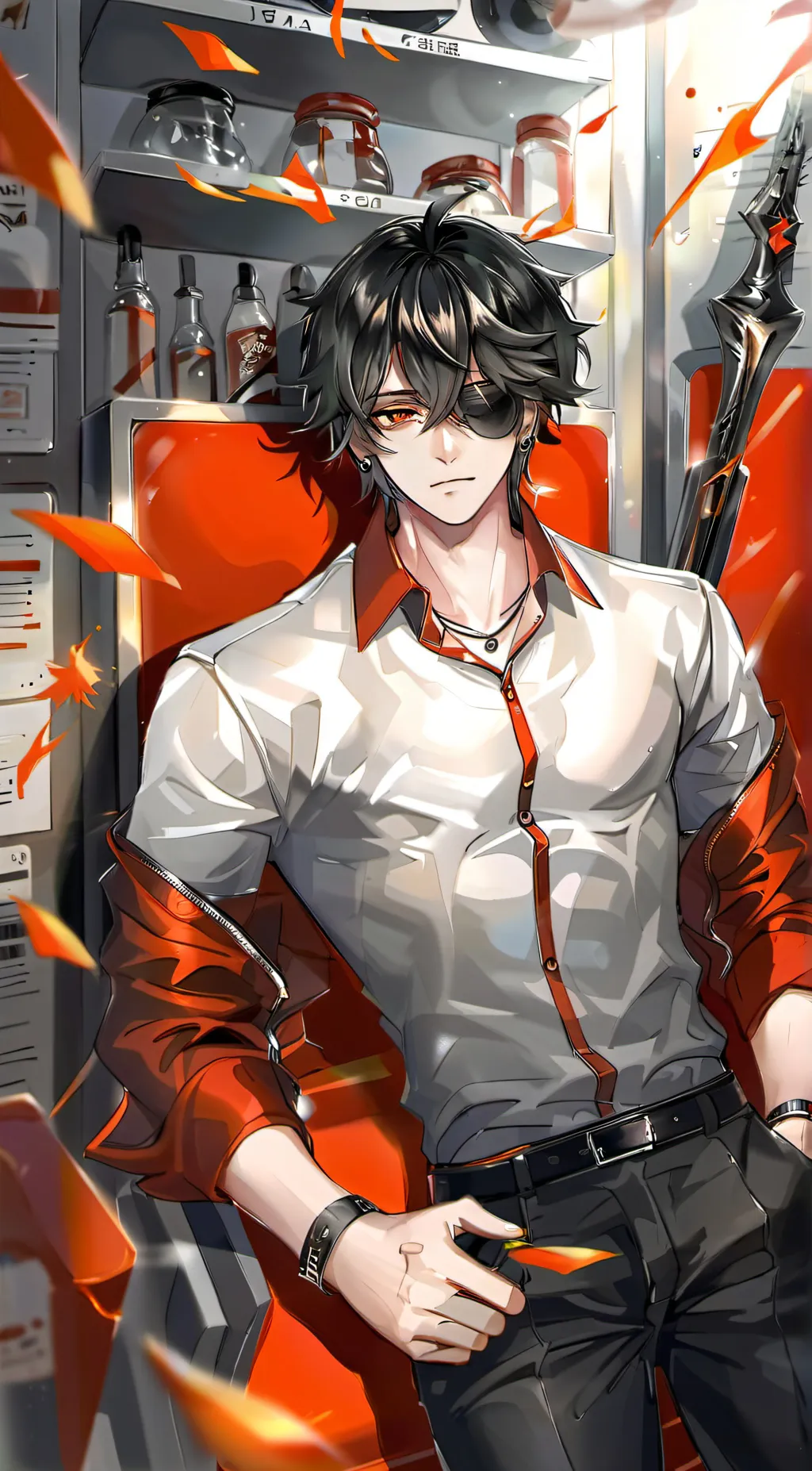 ai character: Sol background