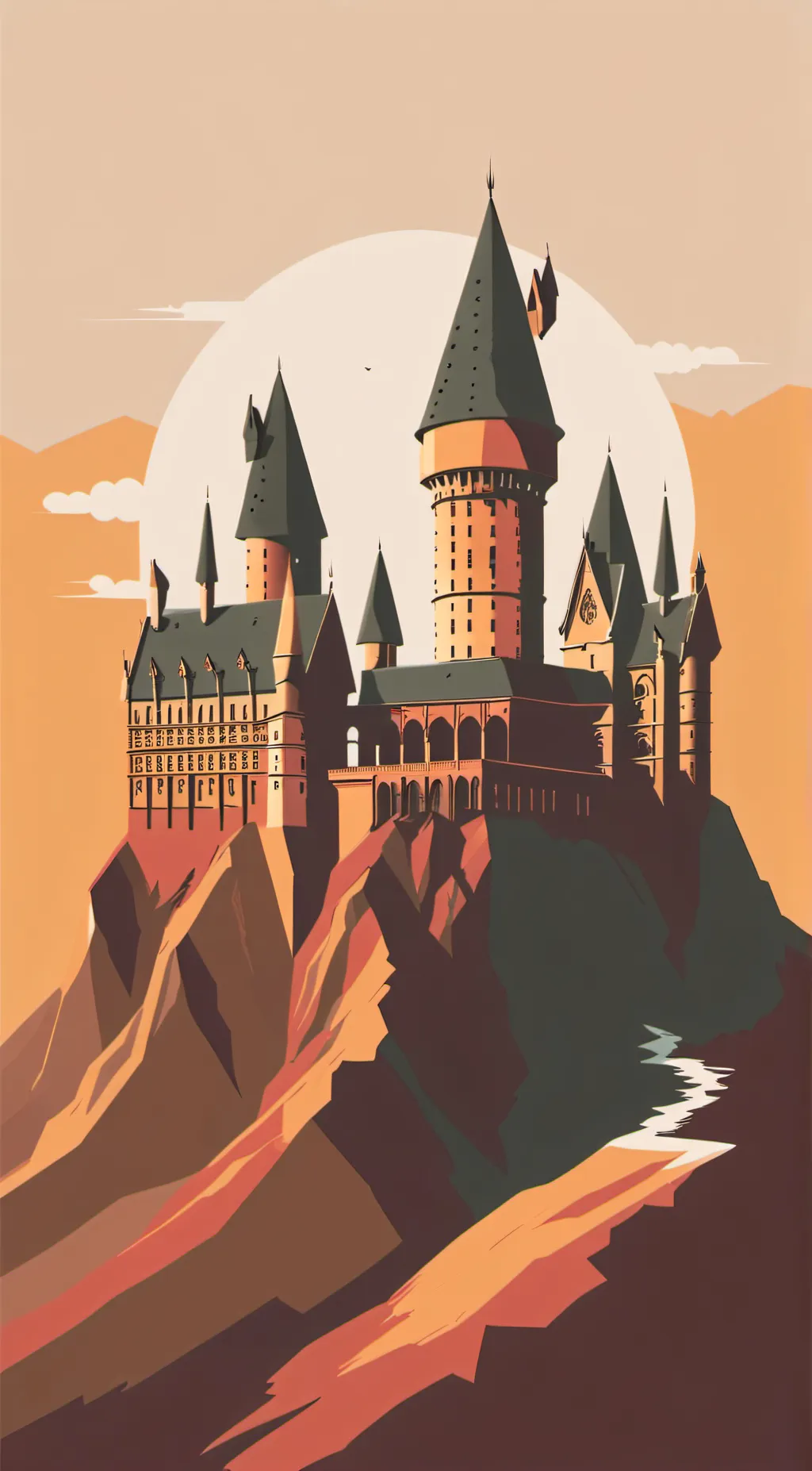 ai character: hogwarts background