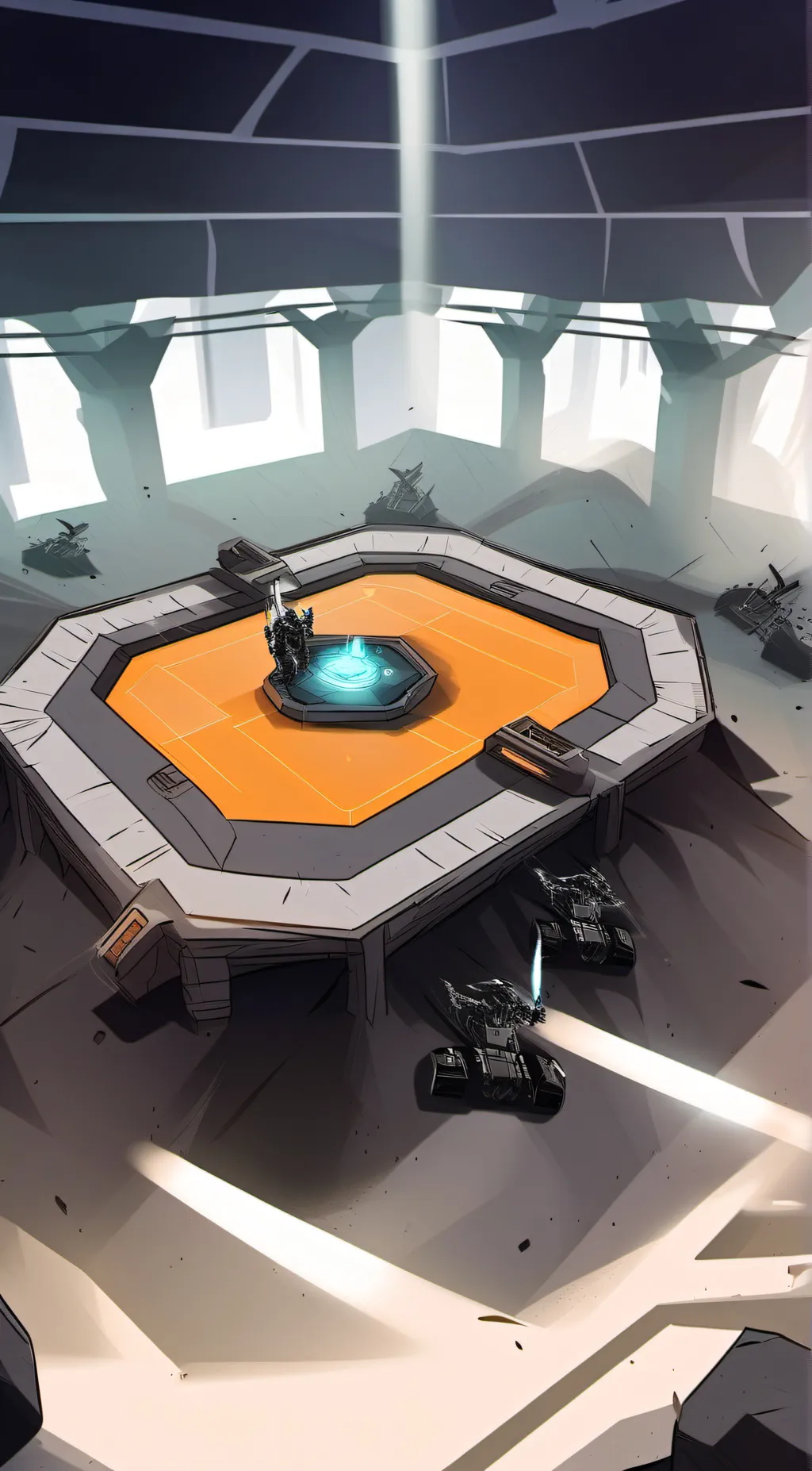 ai character: clone drone  background