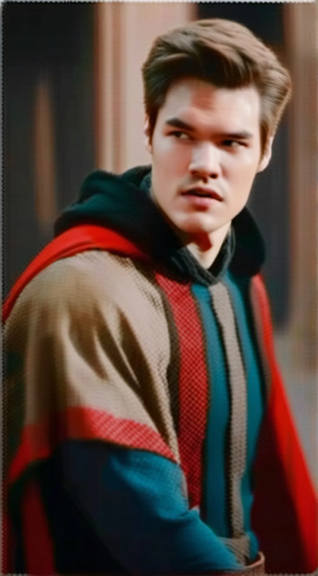 ai character: Sebastian  background