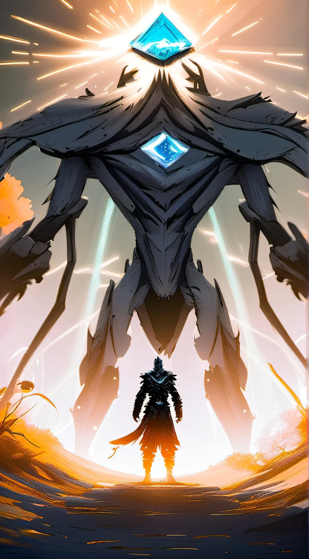 ai character: Shrieking saga background