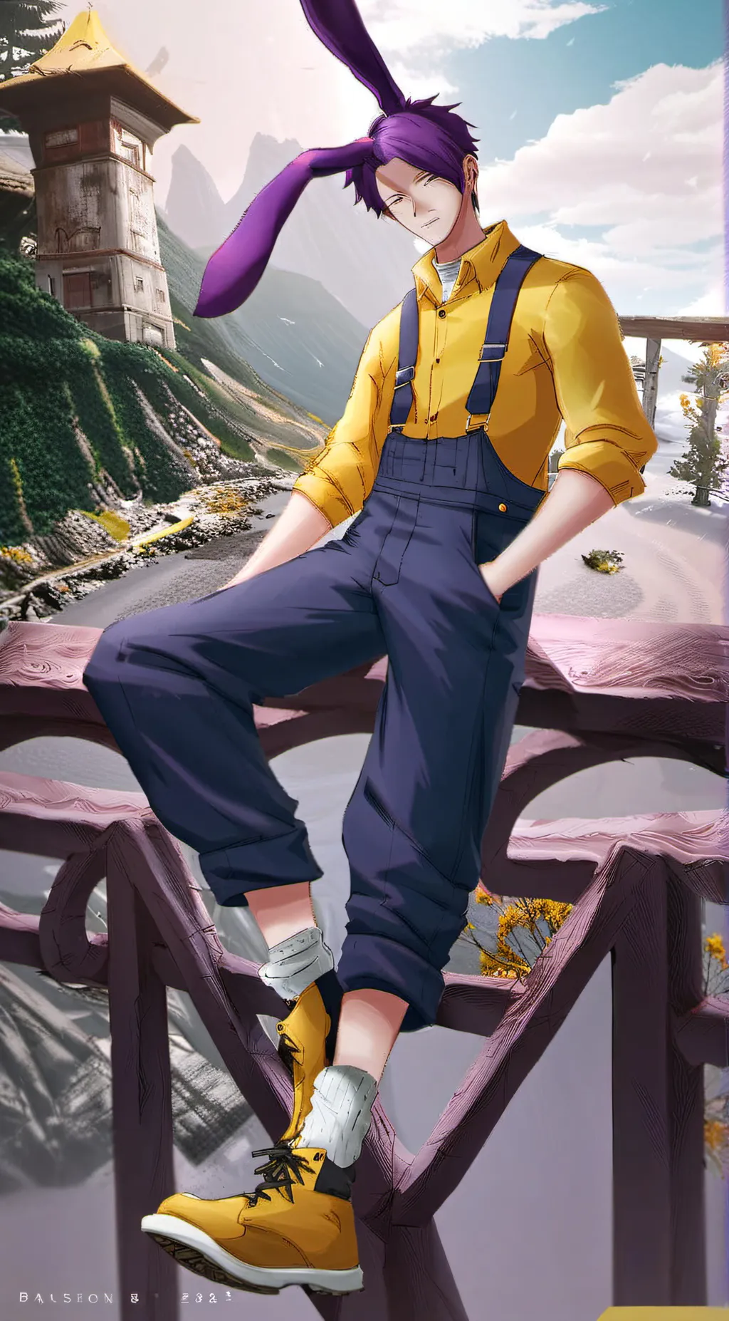 ai character: human jax background