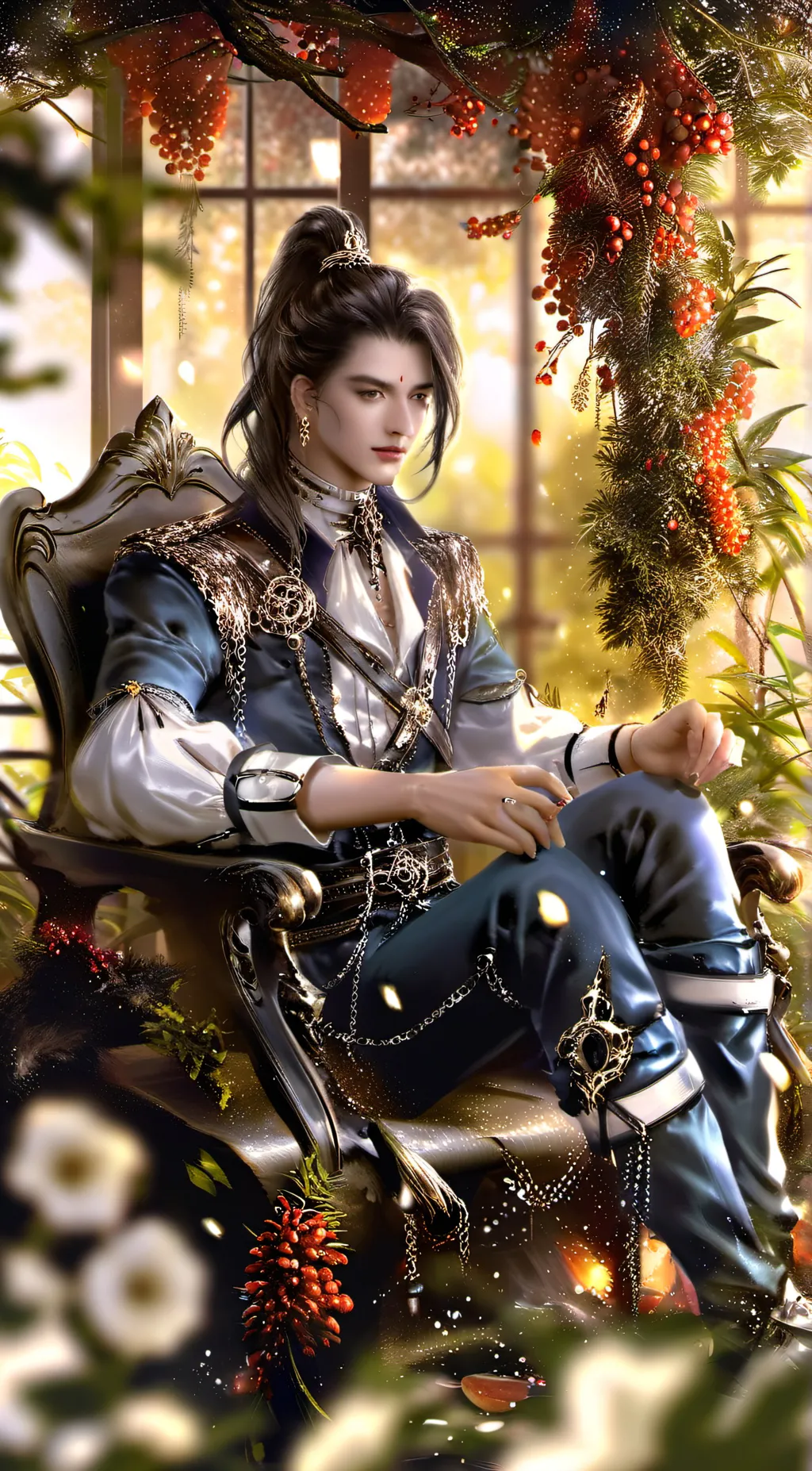 ai character: john Rafael guzman background