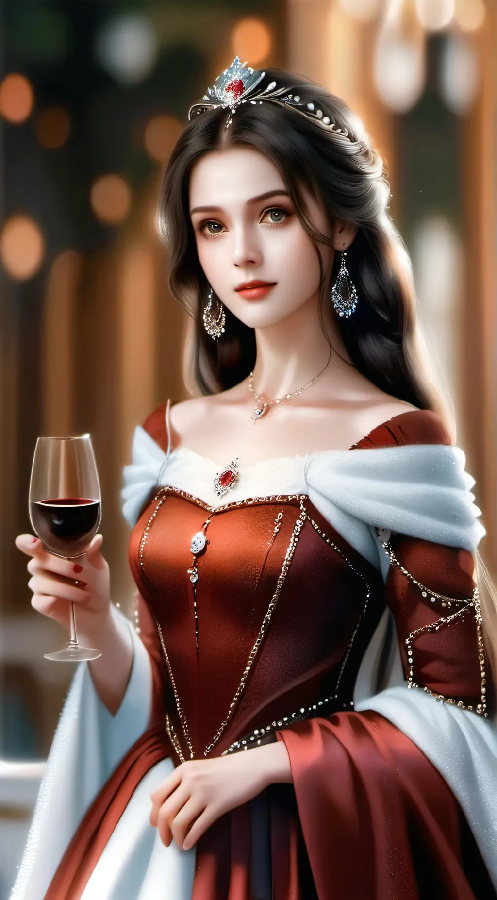 ai character: princess marry background